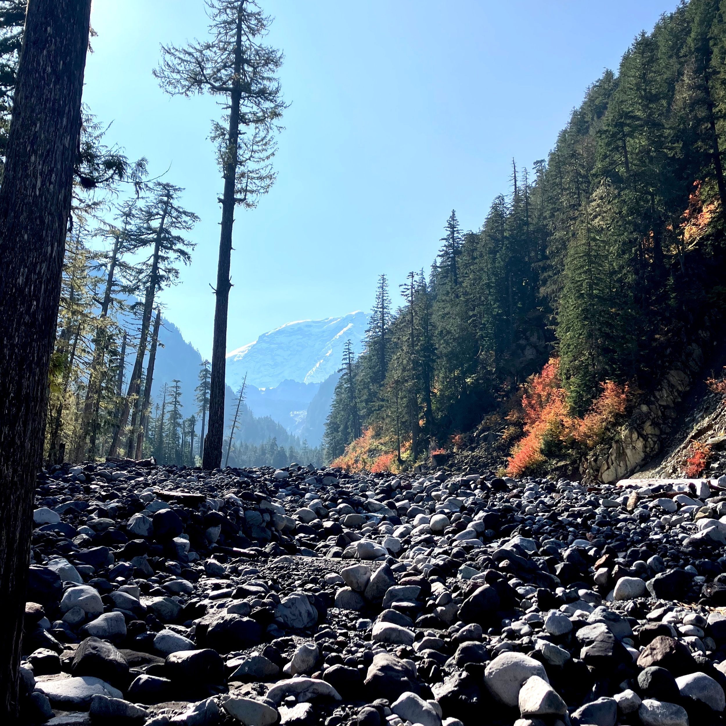Peaceful, serene mountain afternoon