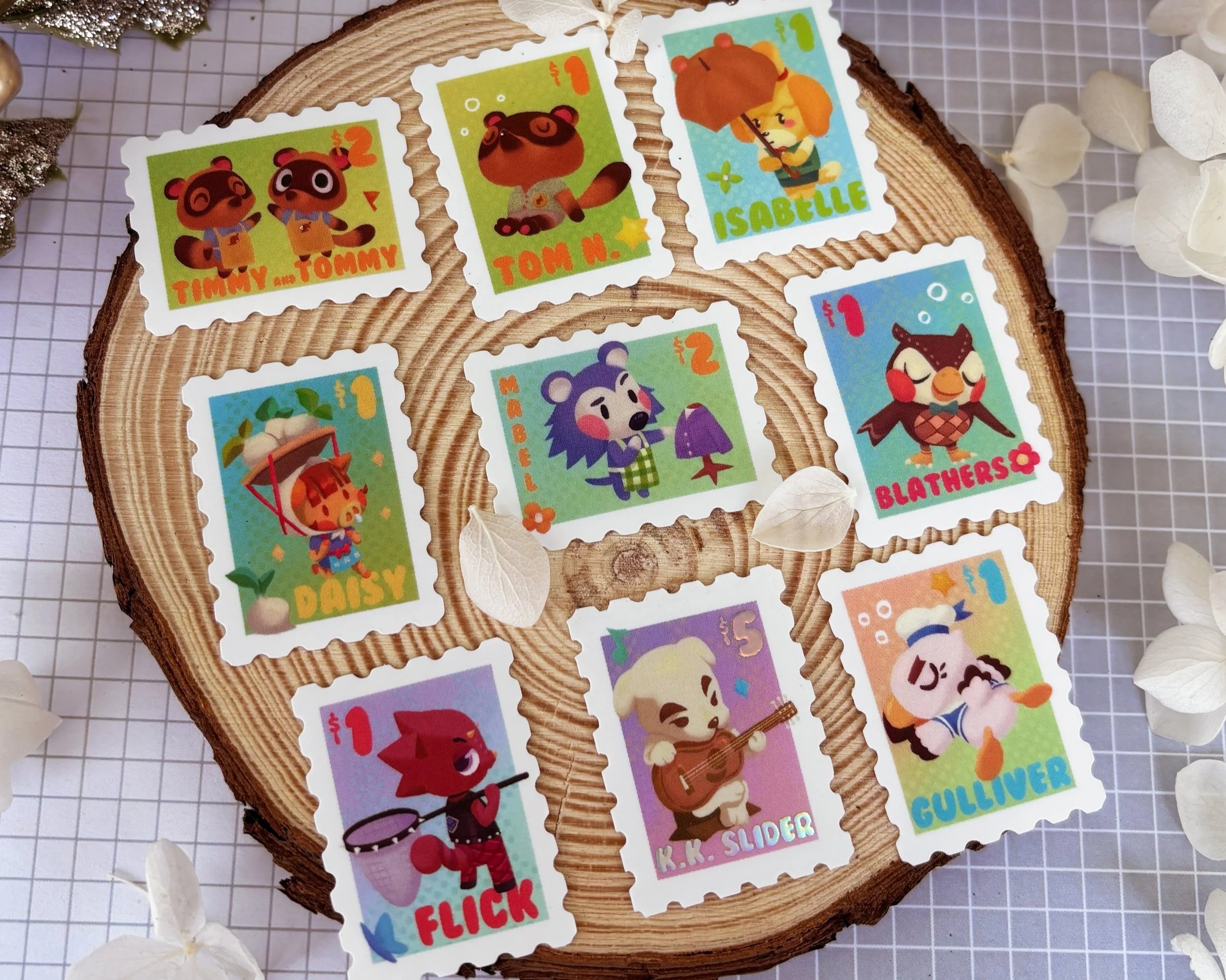Animal Crossing Stamps