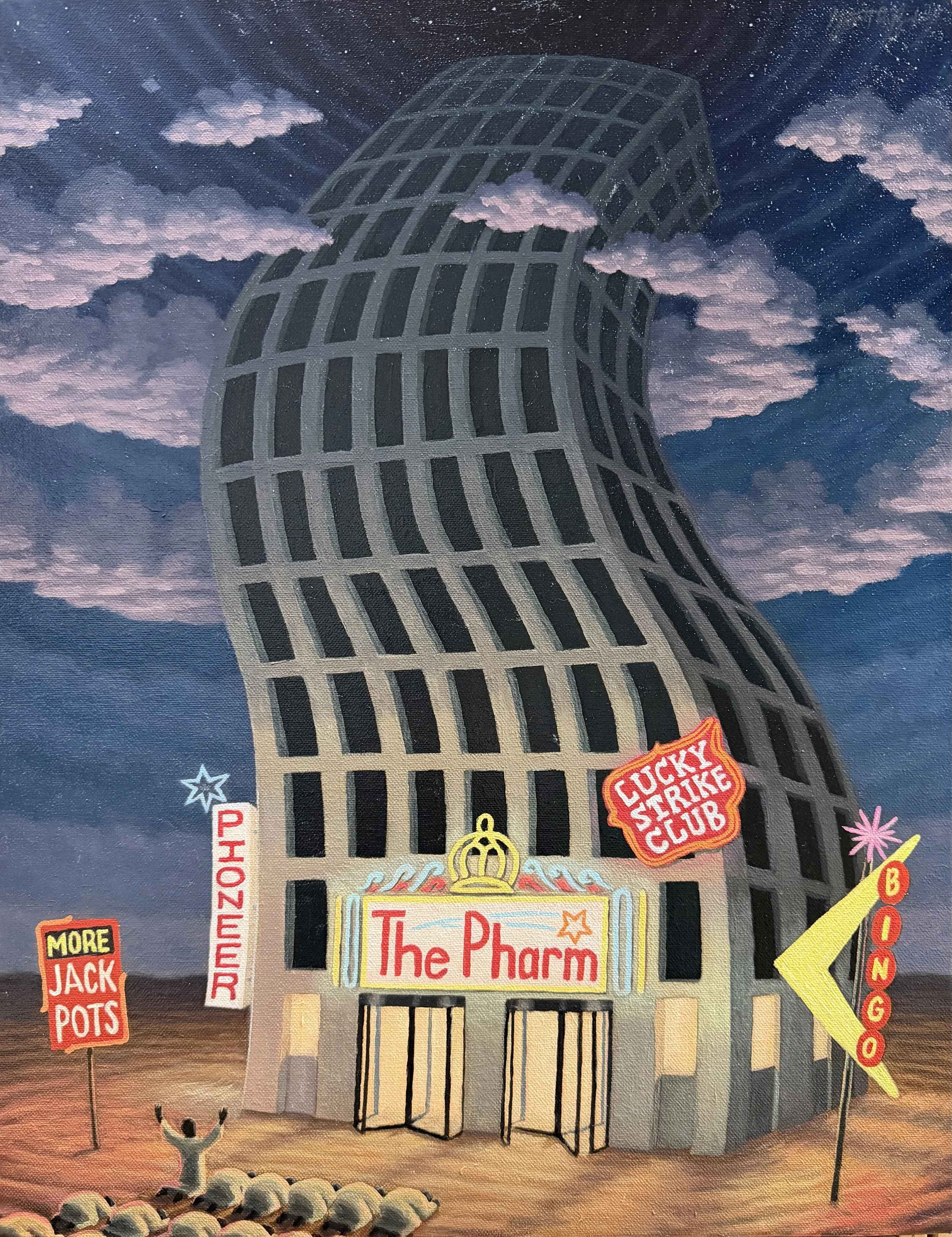 The Pharm, 2025, oil on canvas - 53 x 41 x 2 cm