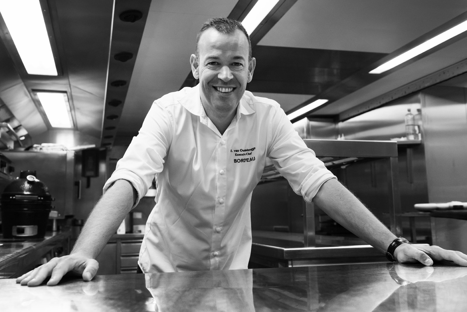 Portrait of chef Richard van Oostenbrugge.