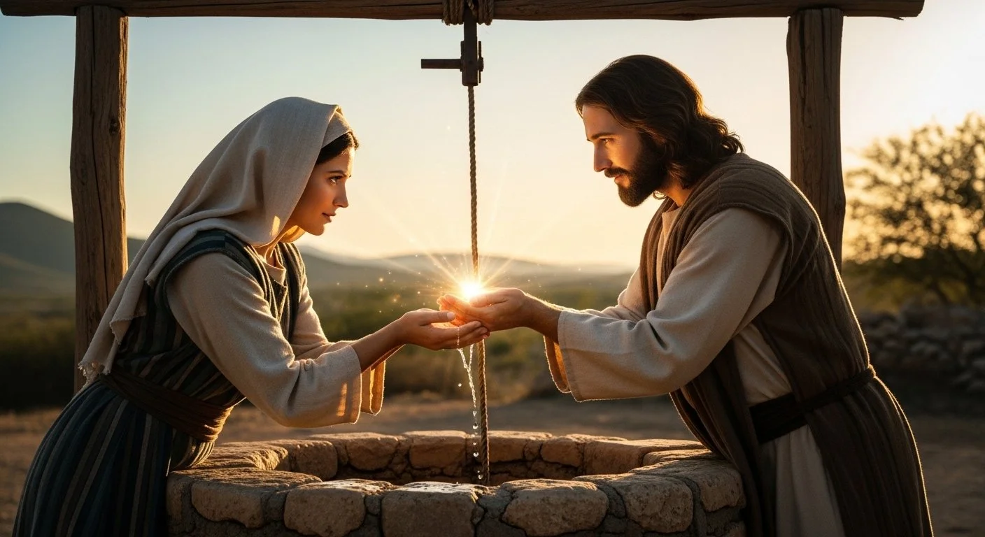 Jesus offers us living water.