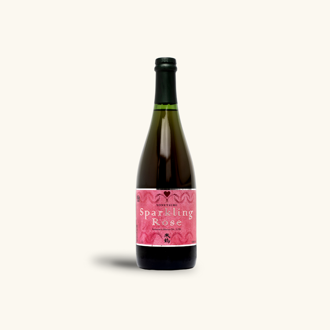 Sparkling rosé sake