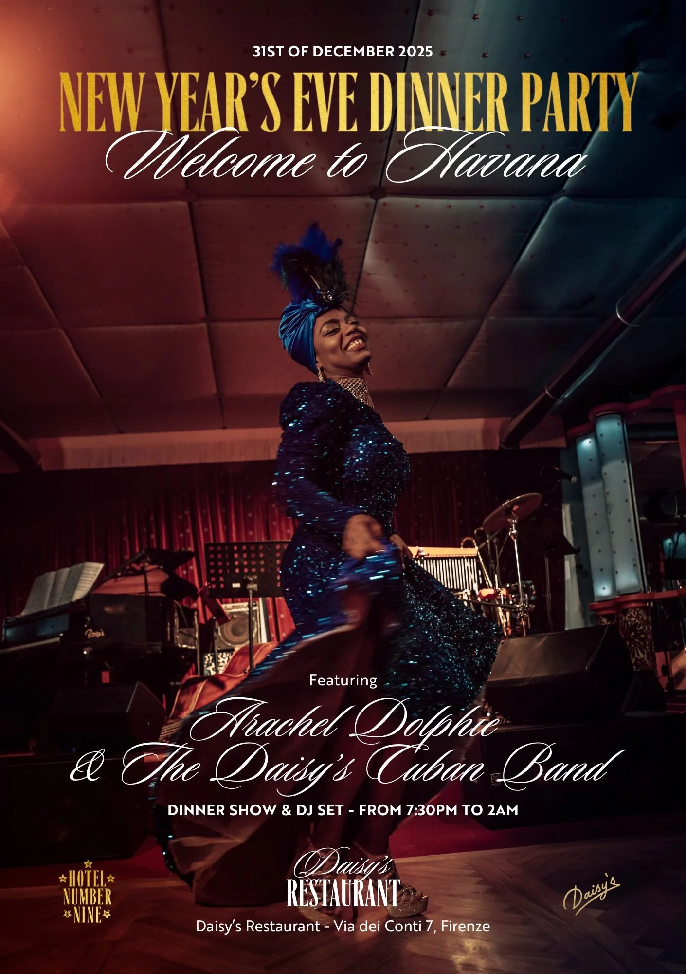 WELCOME TO HAVANA: A Cuban New Year's Eve in the Heart of Florence