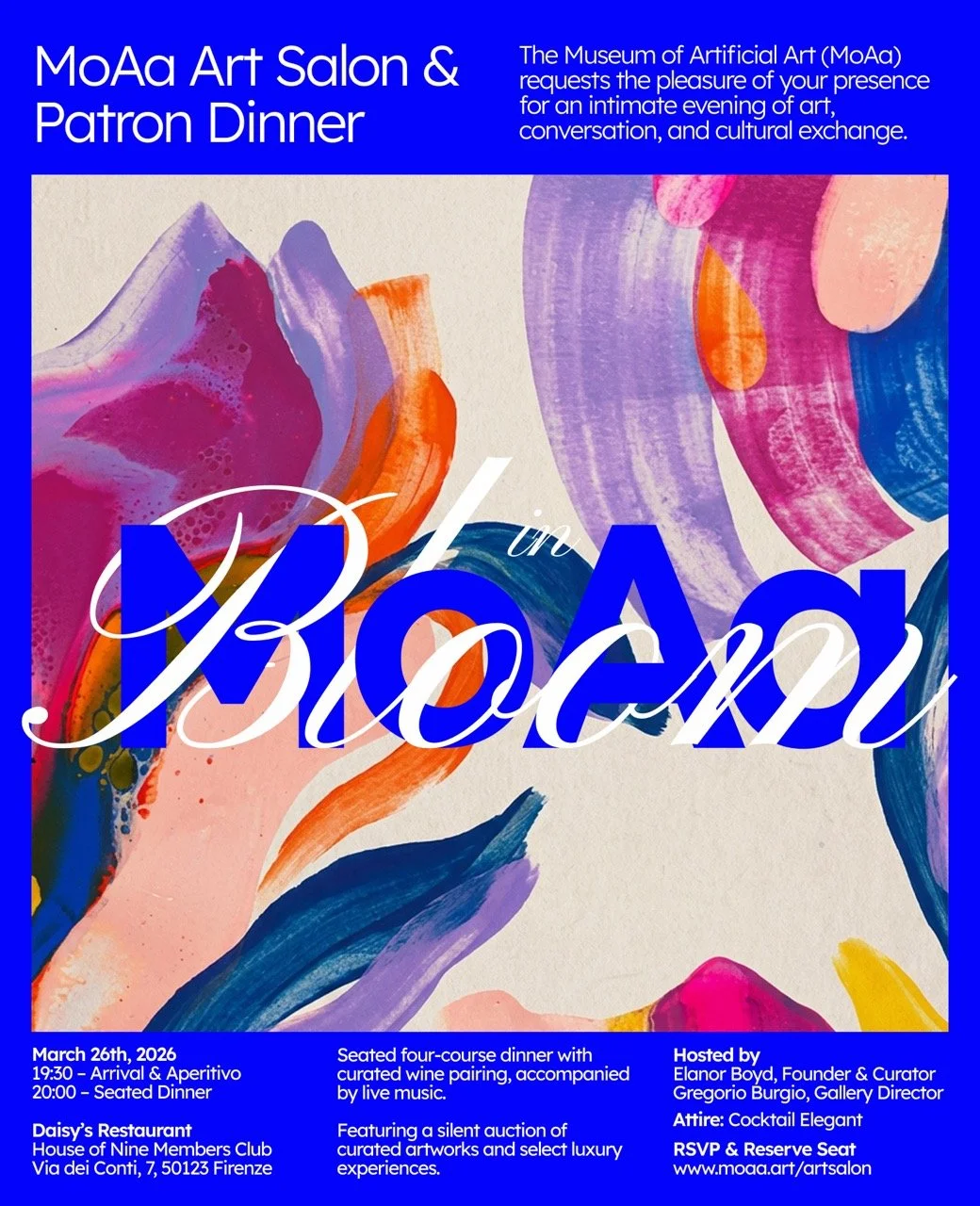 MoAa Art Salon &amp; Patron Dinner