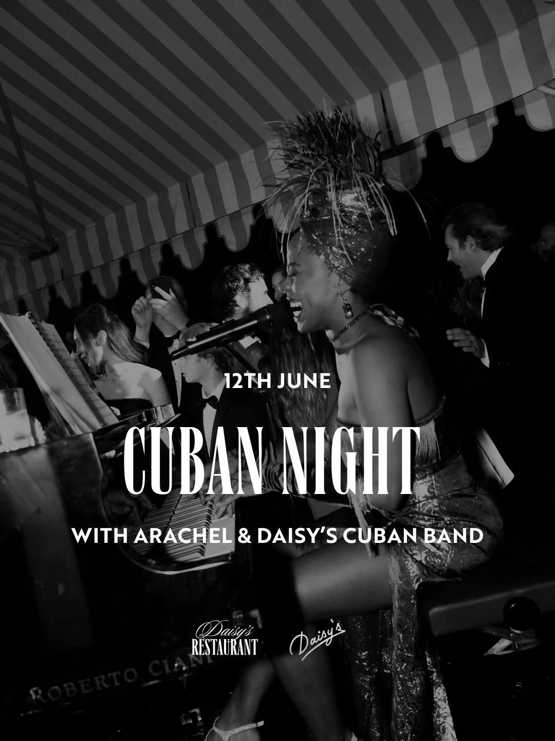 CUBAN NIGHT WITH ARACHEL &amp; DAISY’S CUBAN BAND