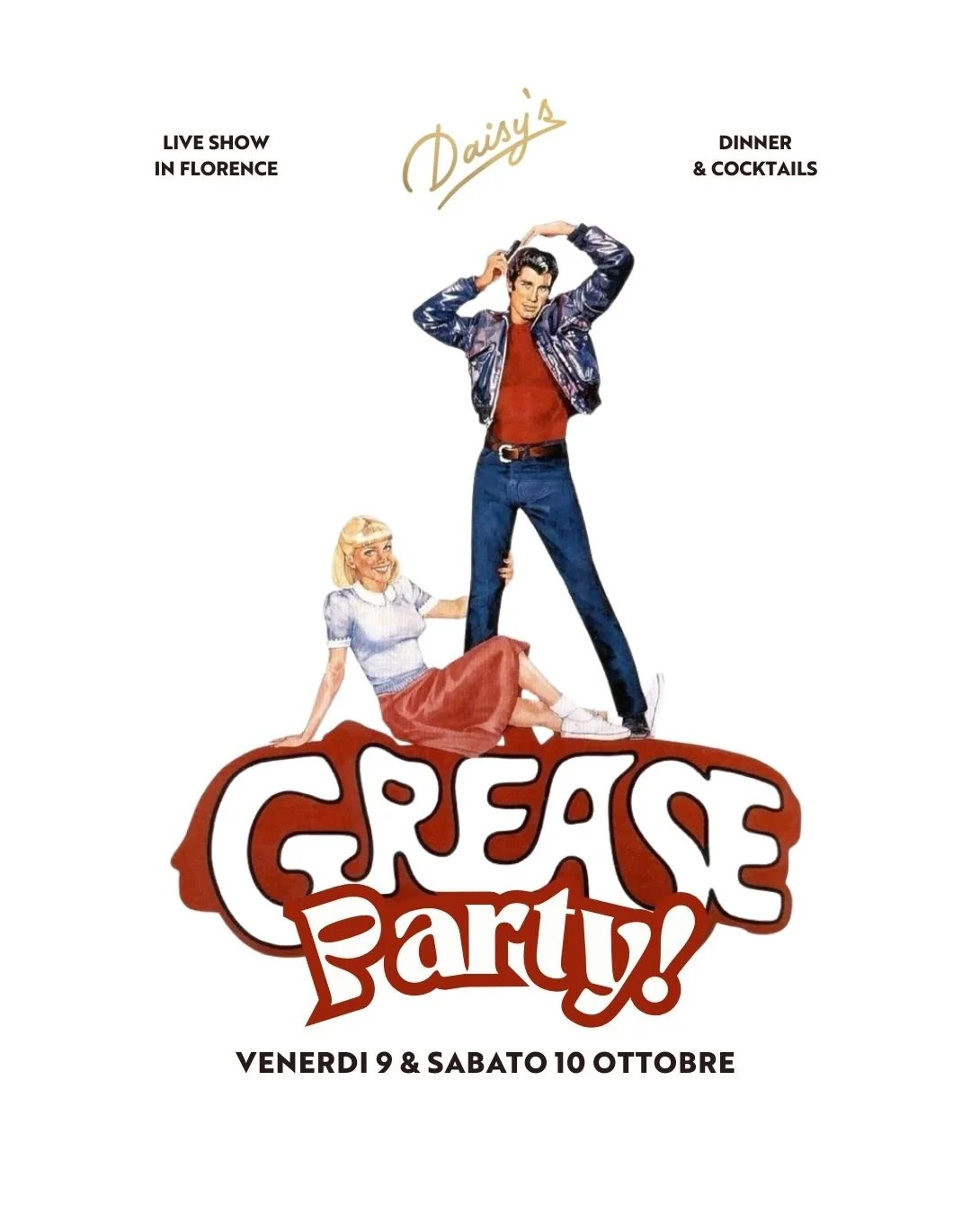 Festa Grease con la Crazy Daisy's Band🎤✨