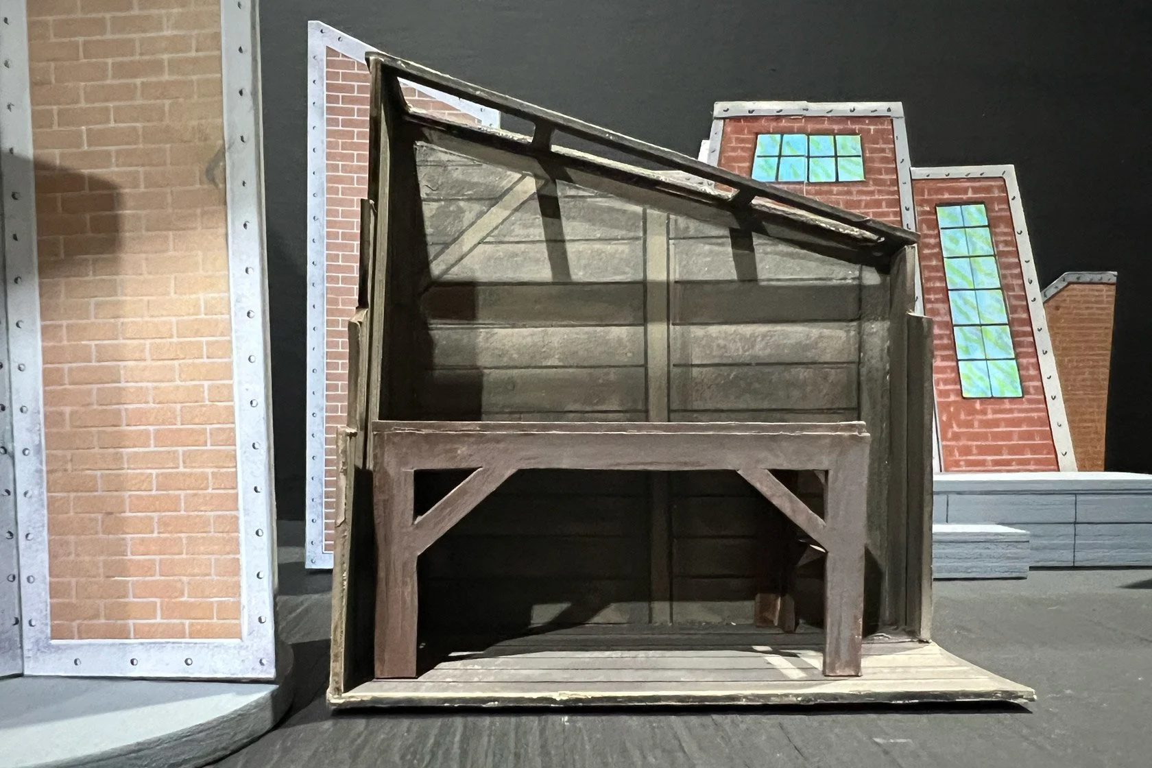 Close up of the Bucket family shack