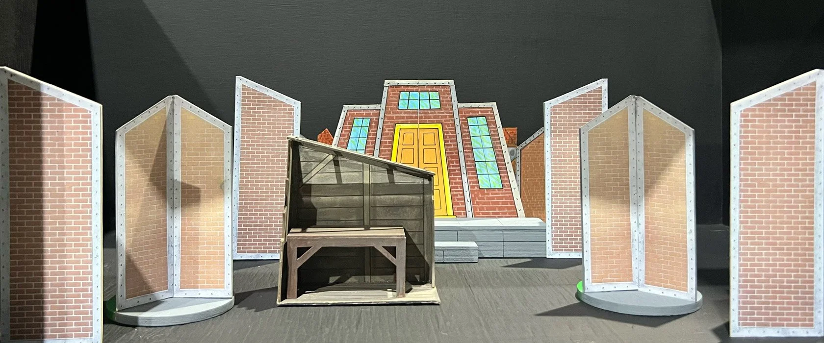 Bucket family shack from Charlie and the Chocolate Factory Set Hire