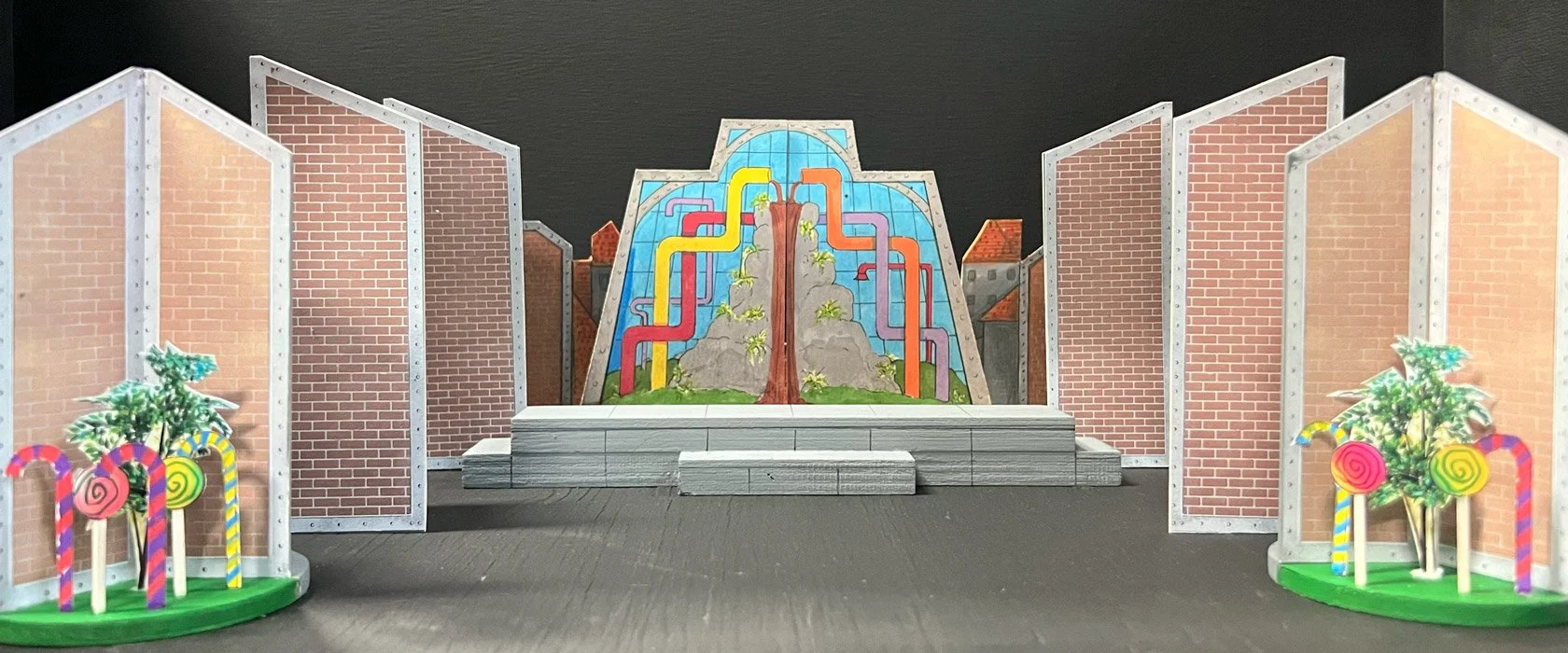 Factory interior from Charlie and the Chocolate Factory Set Hire