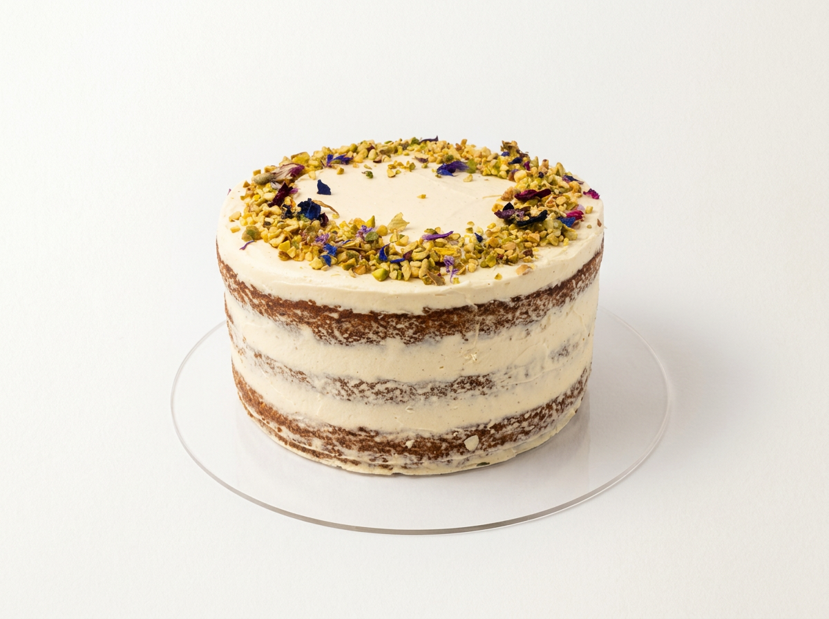 vegan carrot layer cake vegan dessert with beautiful decoration