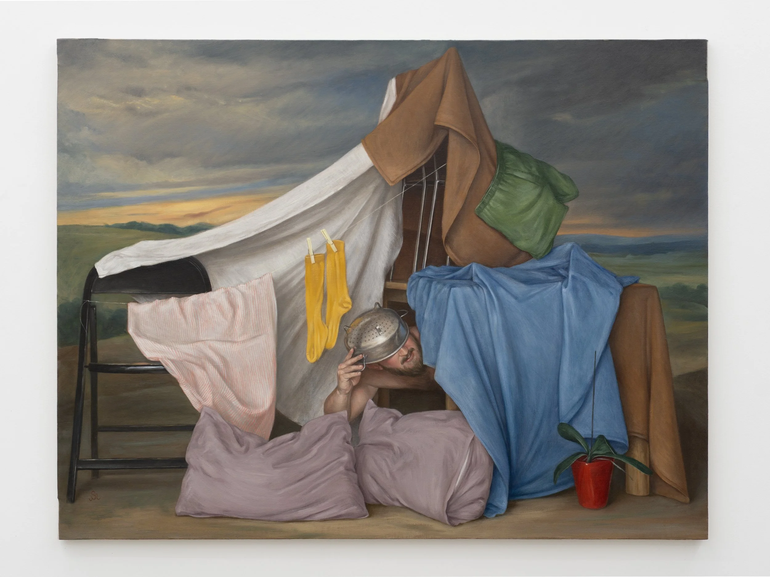 Fort n. 2, 2026. Oil on canvas — 85 x 110 cm