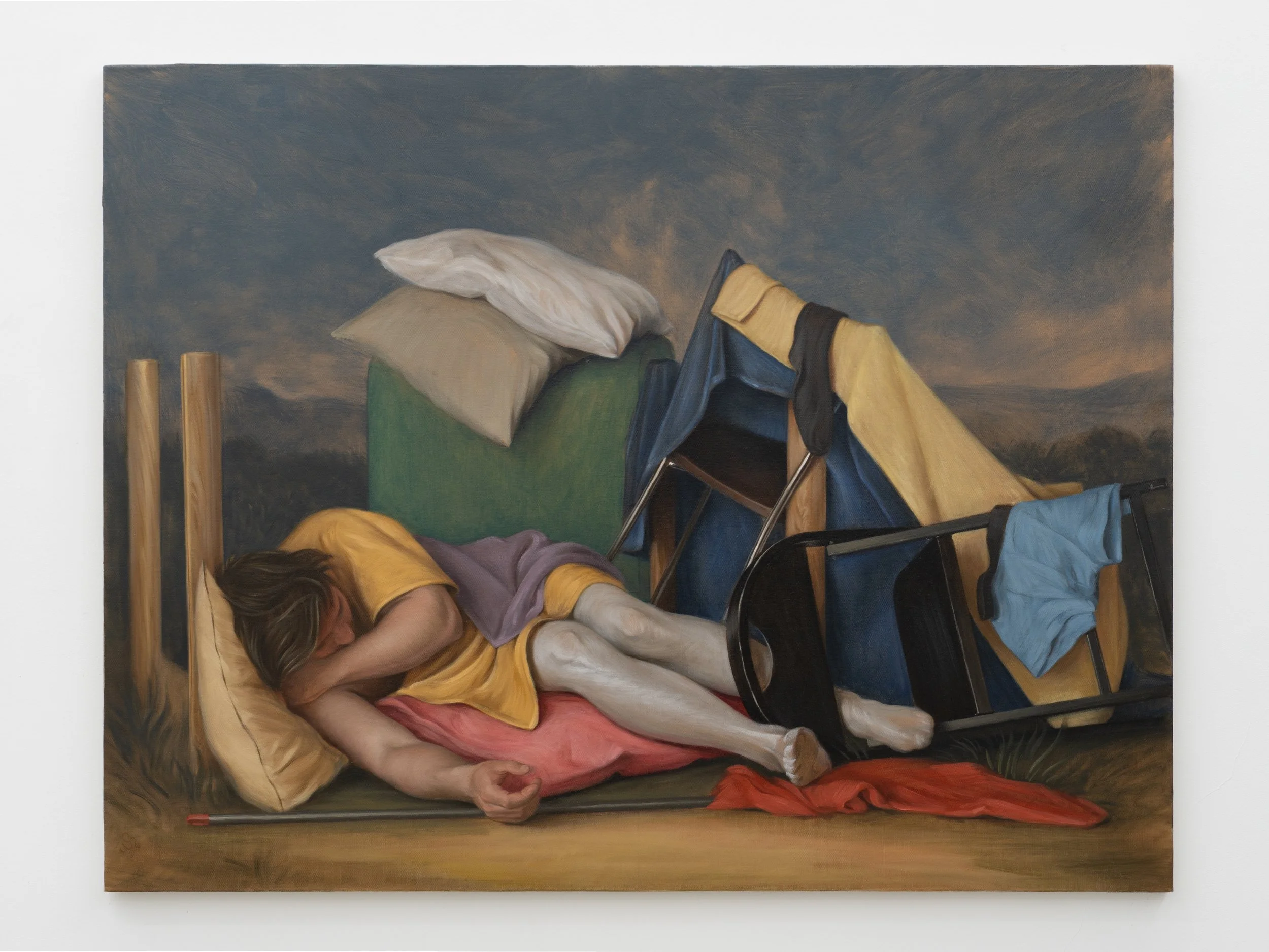Fort n. 3, 2026. Oil on canvas — 85 x 110 cm