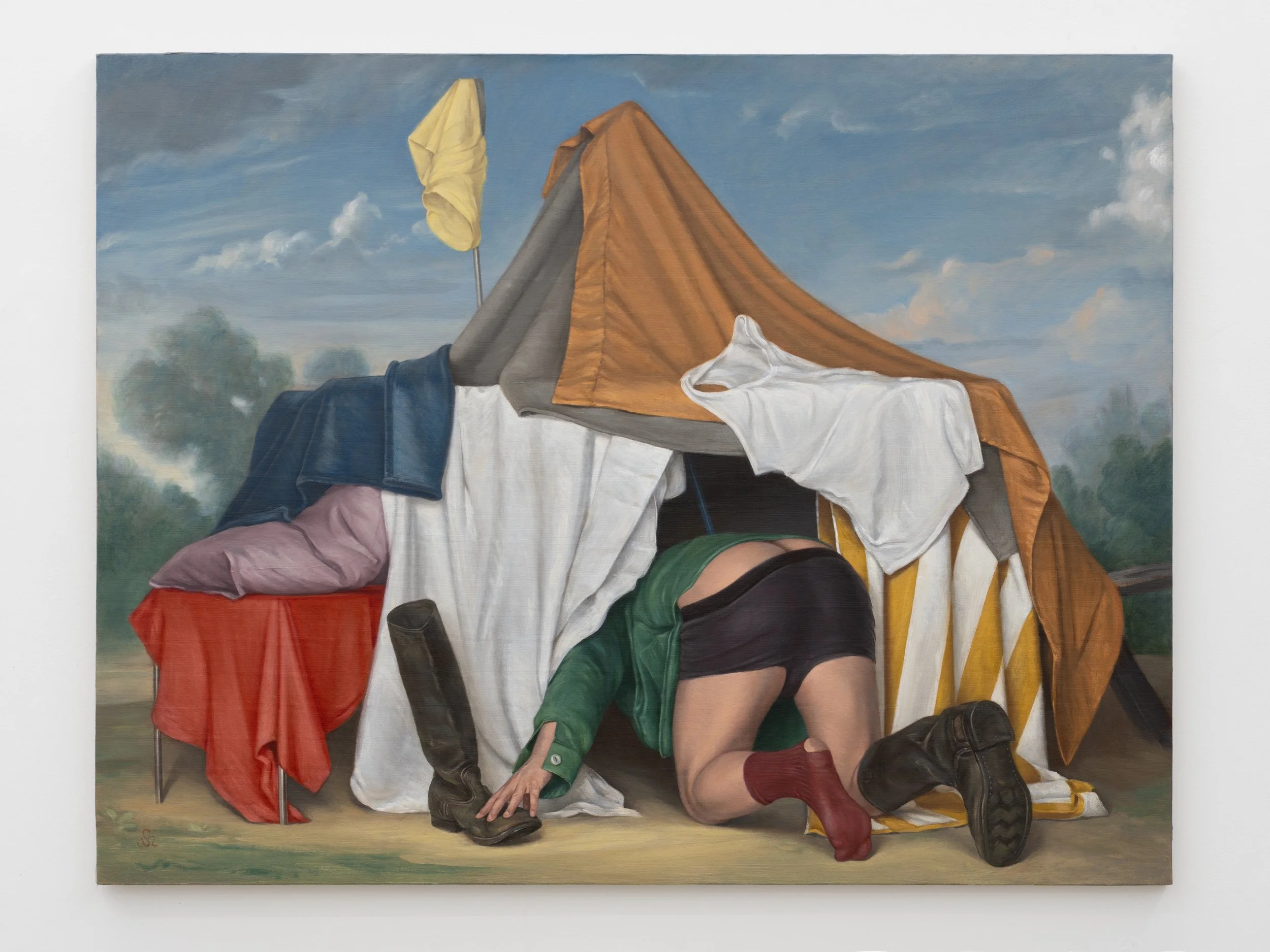 Fort n. 1, 2025. Oil on canvas — 85 x 110 cm