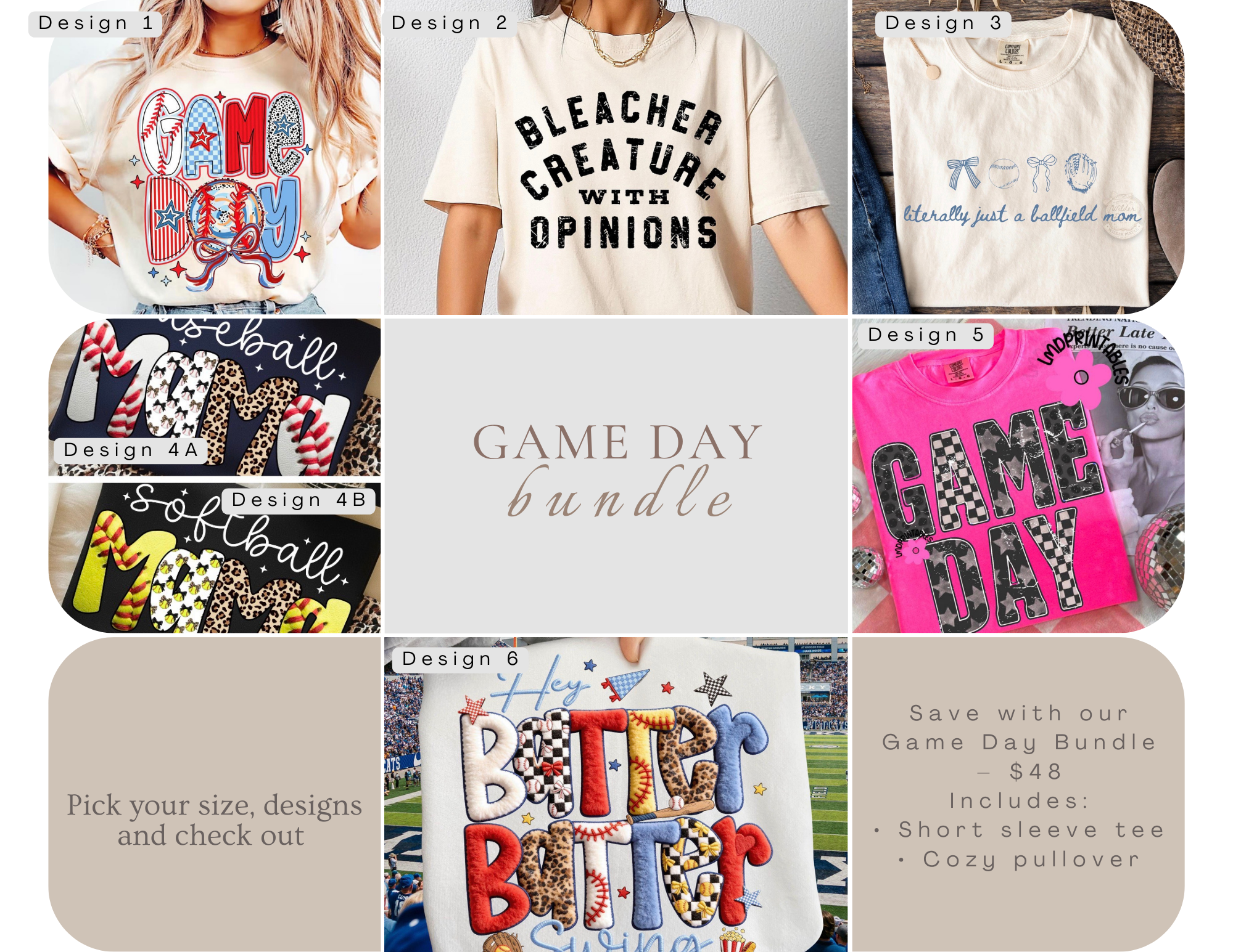 bundle incentive: Tee + Pullover combo: $48