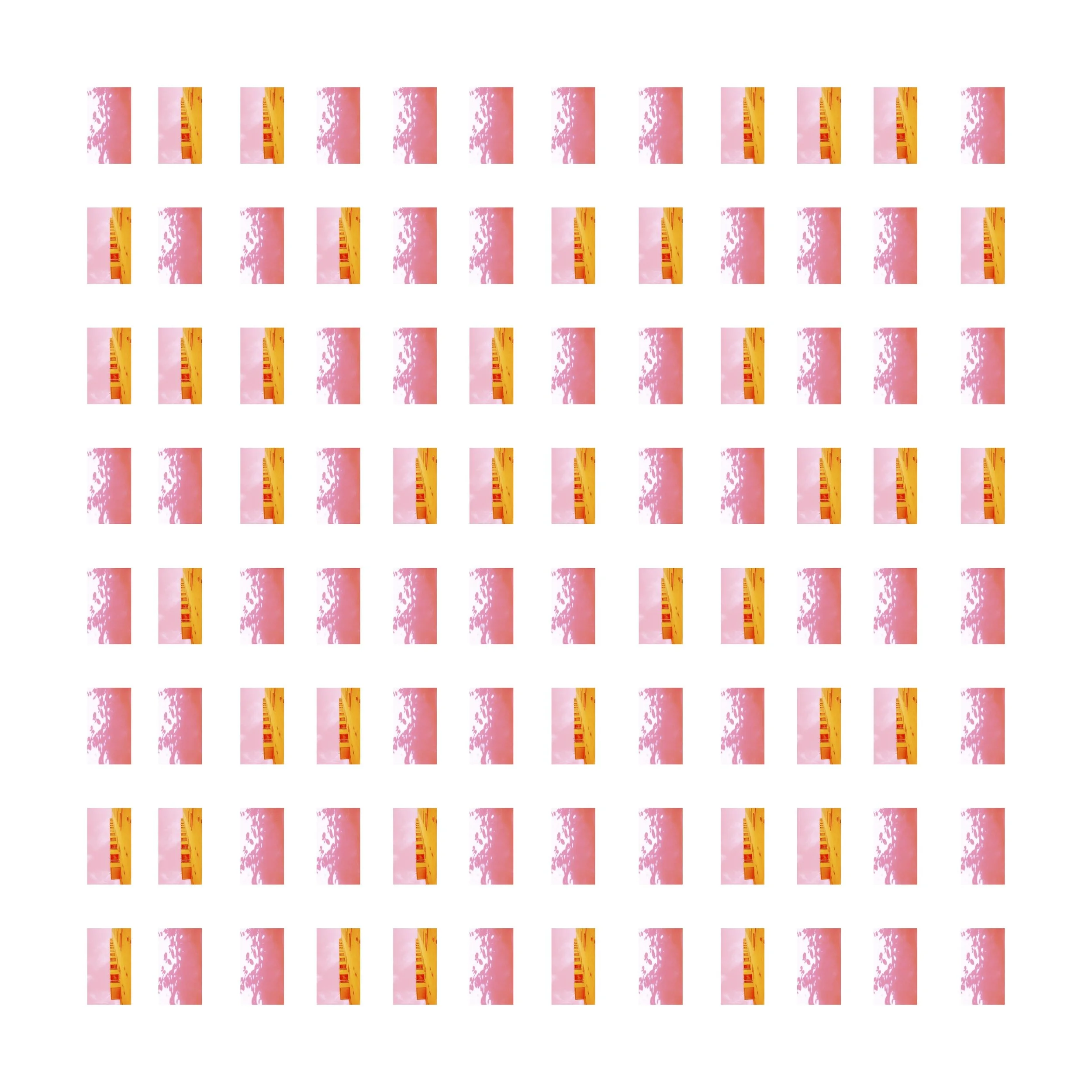 "Escape", impression sur papier, 100 x 100 cm