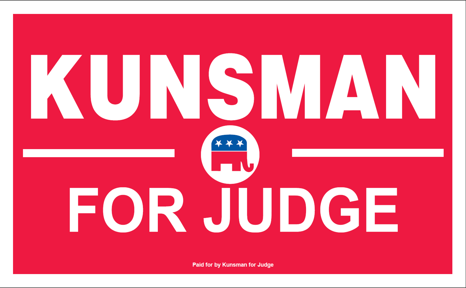 Vote Matt Kunsman for Judge