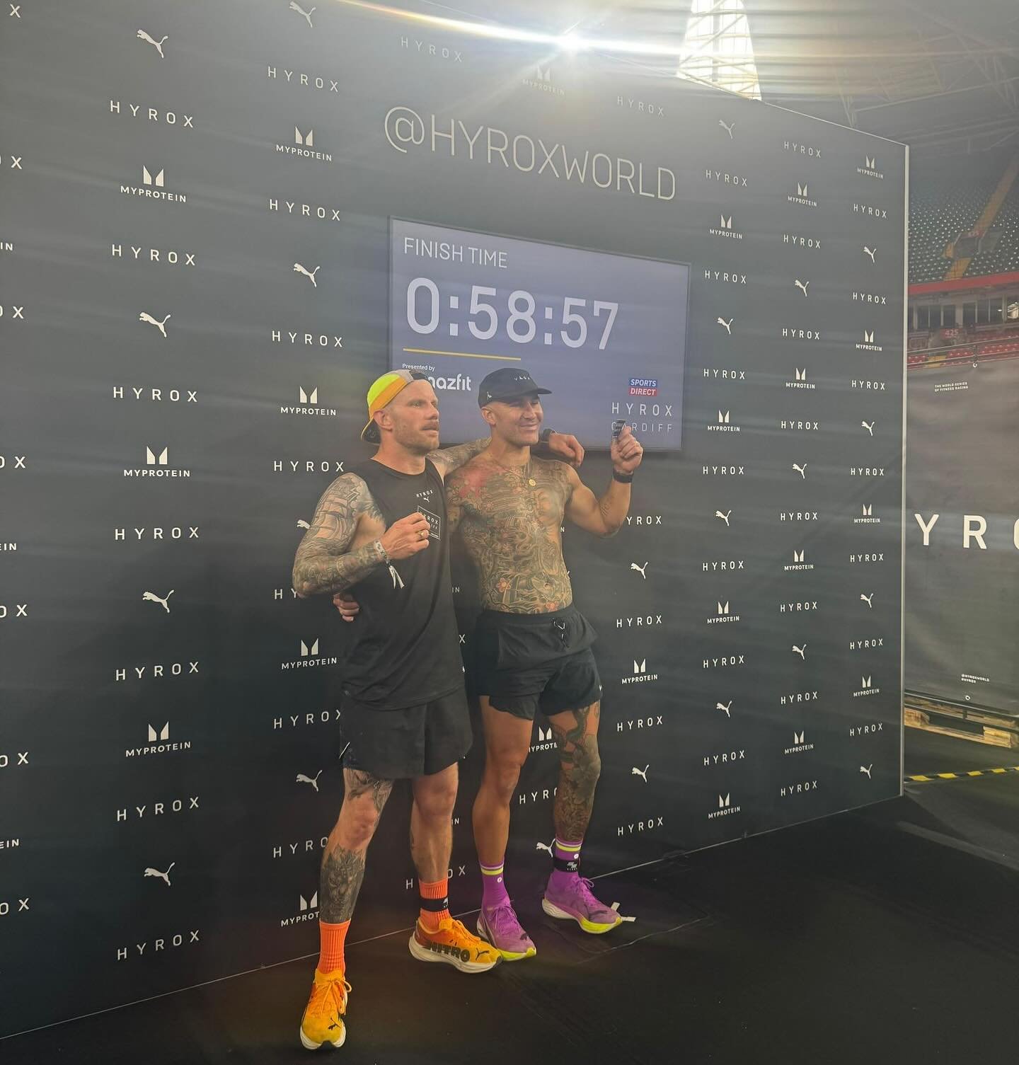 PB in the bag for @dalelyons and @jay_wraxall in Cardiff last weekend @hyroxuk