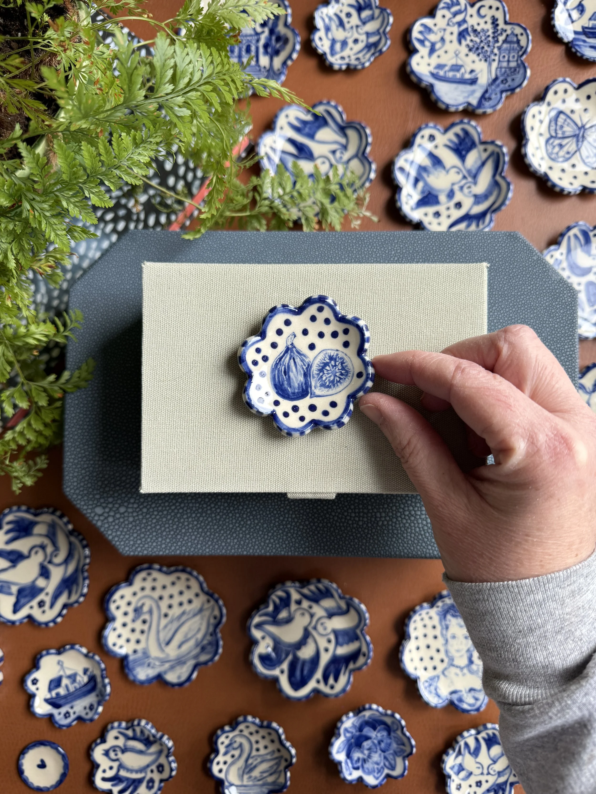 Coming Soon: Fig Brush Rest or Ring Dish