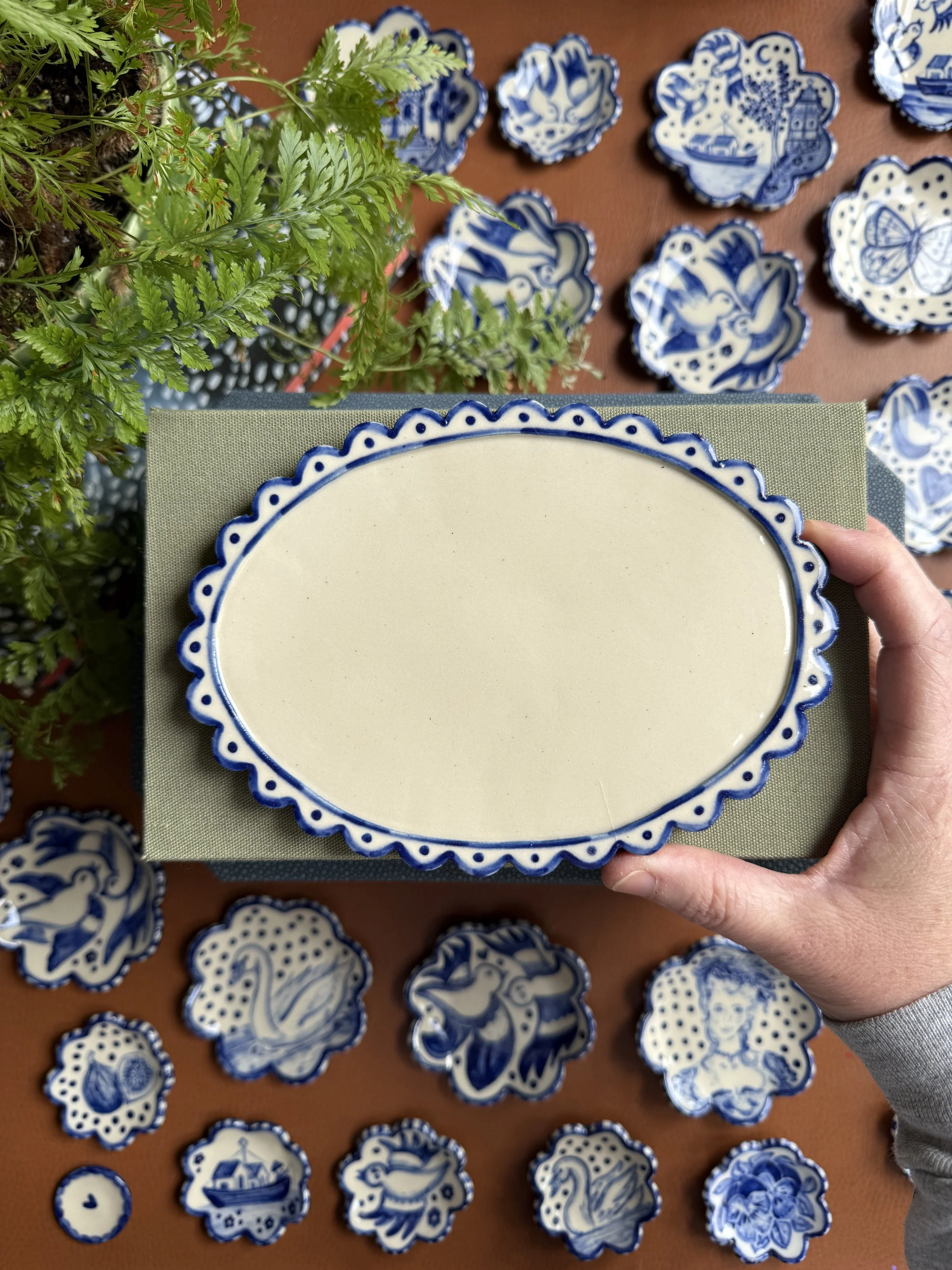 Coming Soon: Second:  Large Oval Mixing Palette