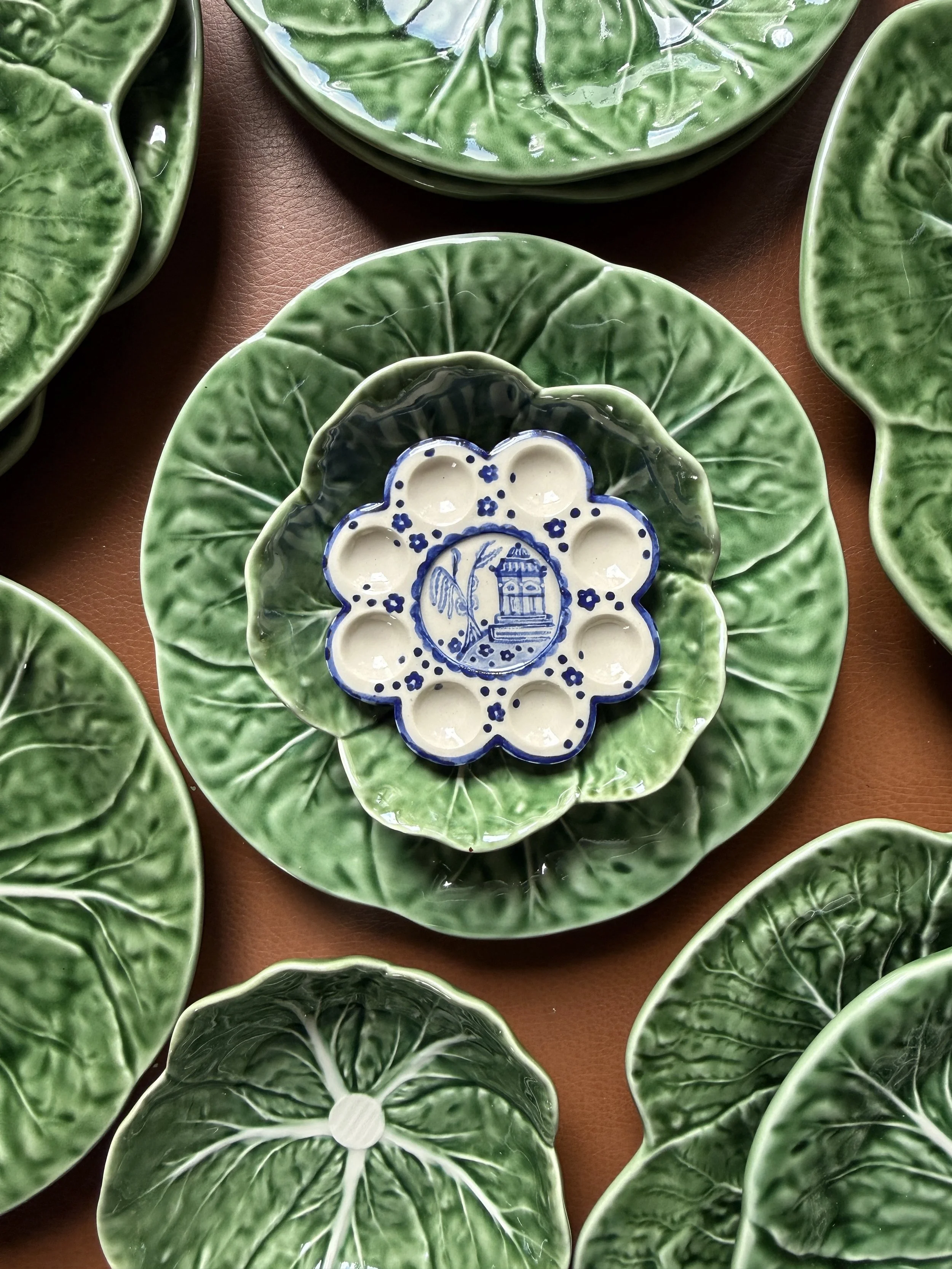 Blue Willow Round Palette