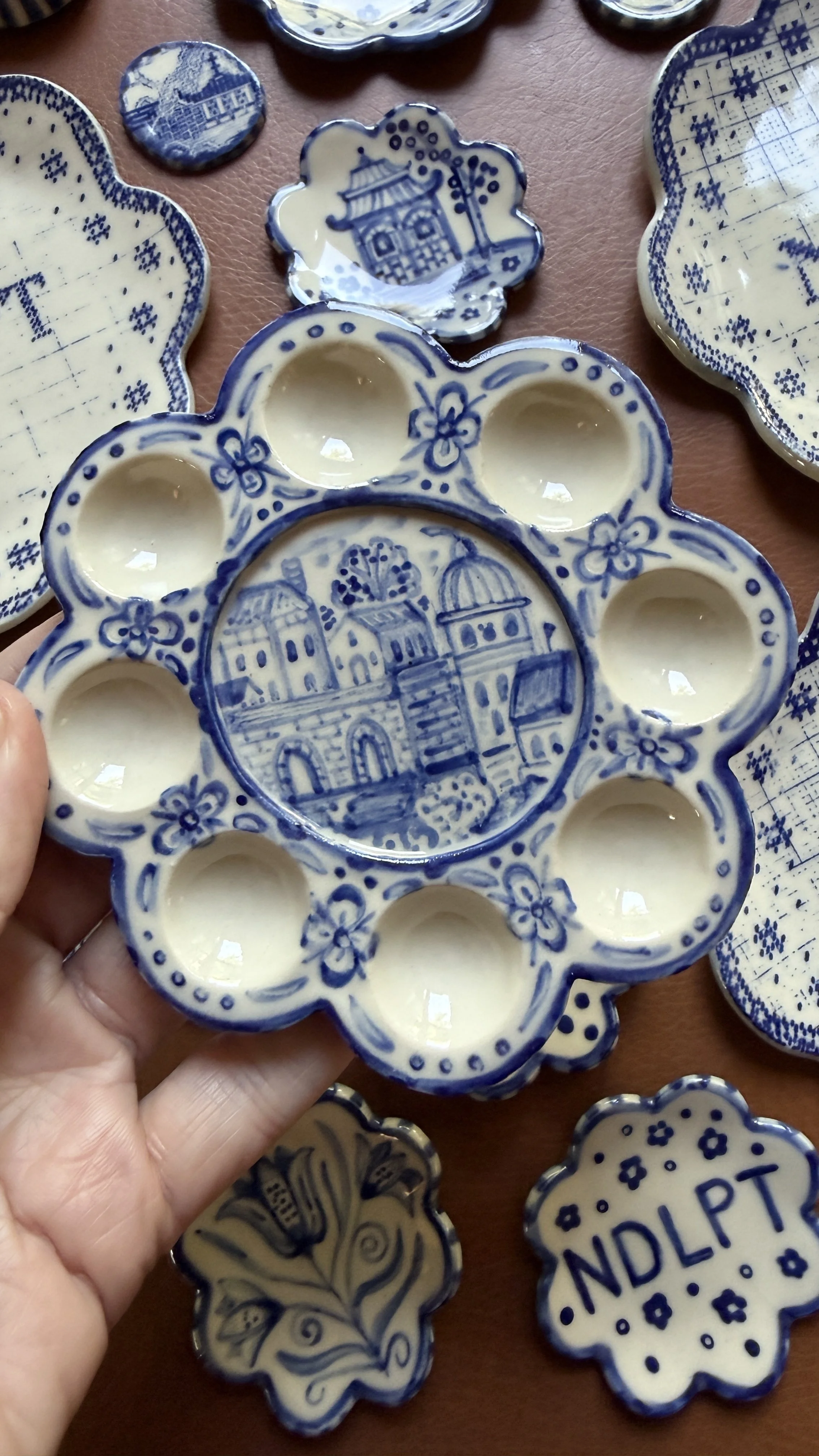 Blue Castle Round Palette