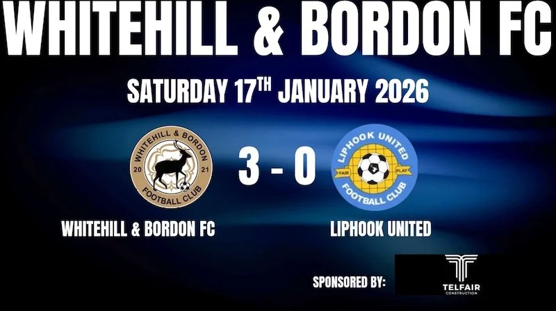 Whitehill &amp; Bordon FC 3-0 Liphook United