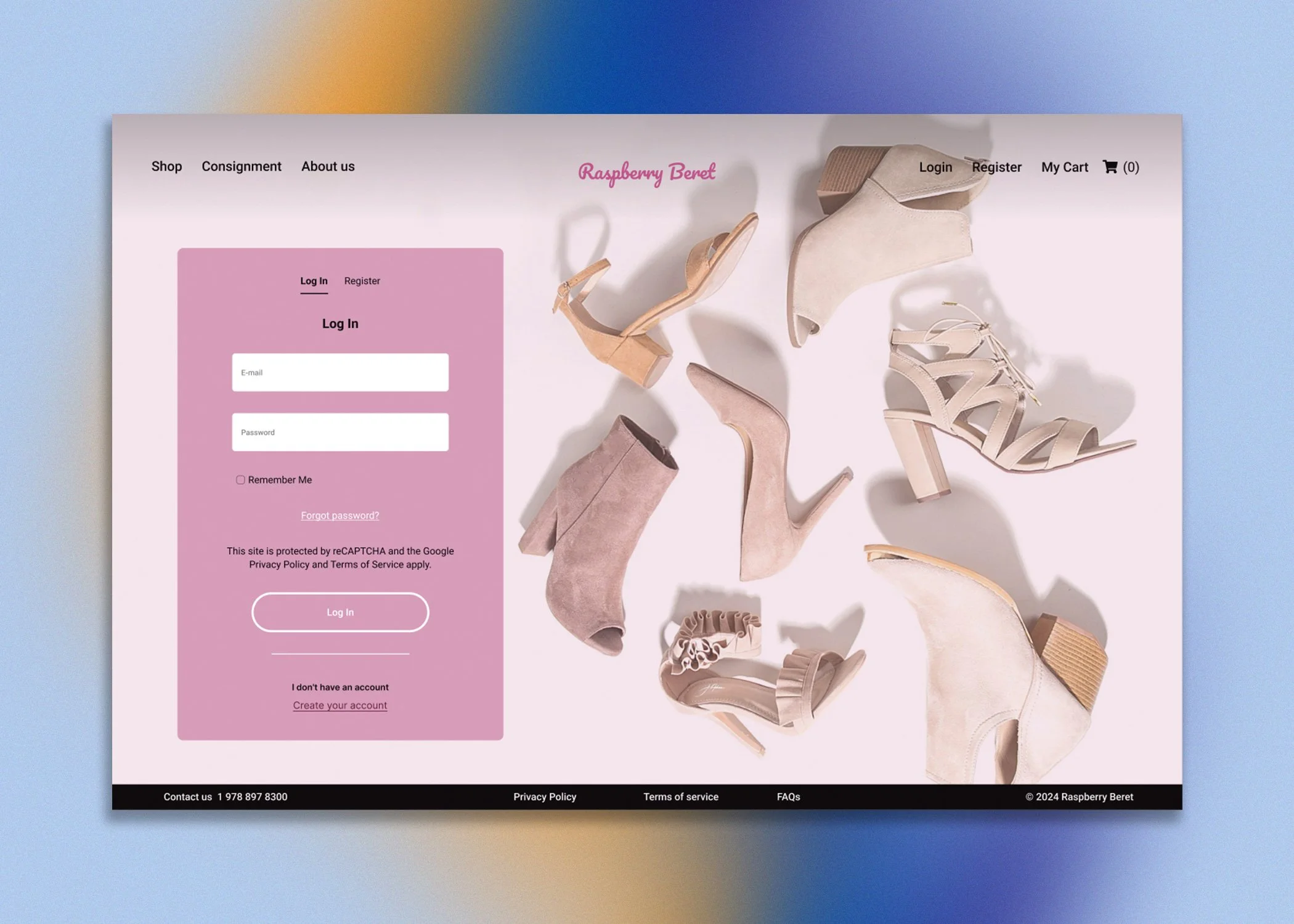 The Raspberry Beret Digital Campaign + Prototype