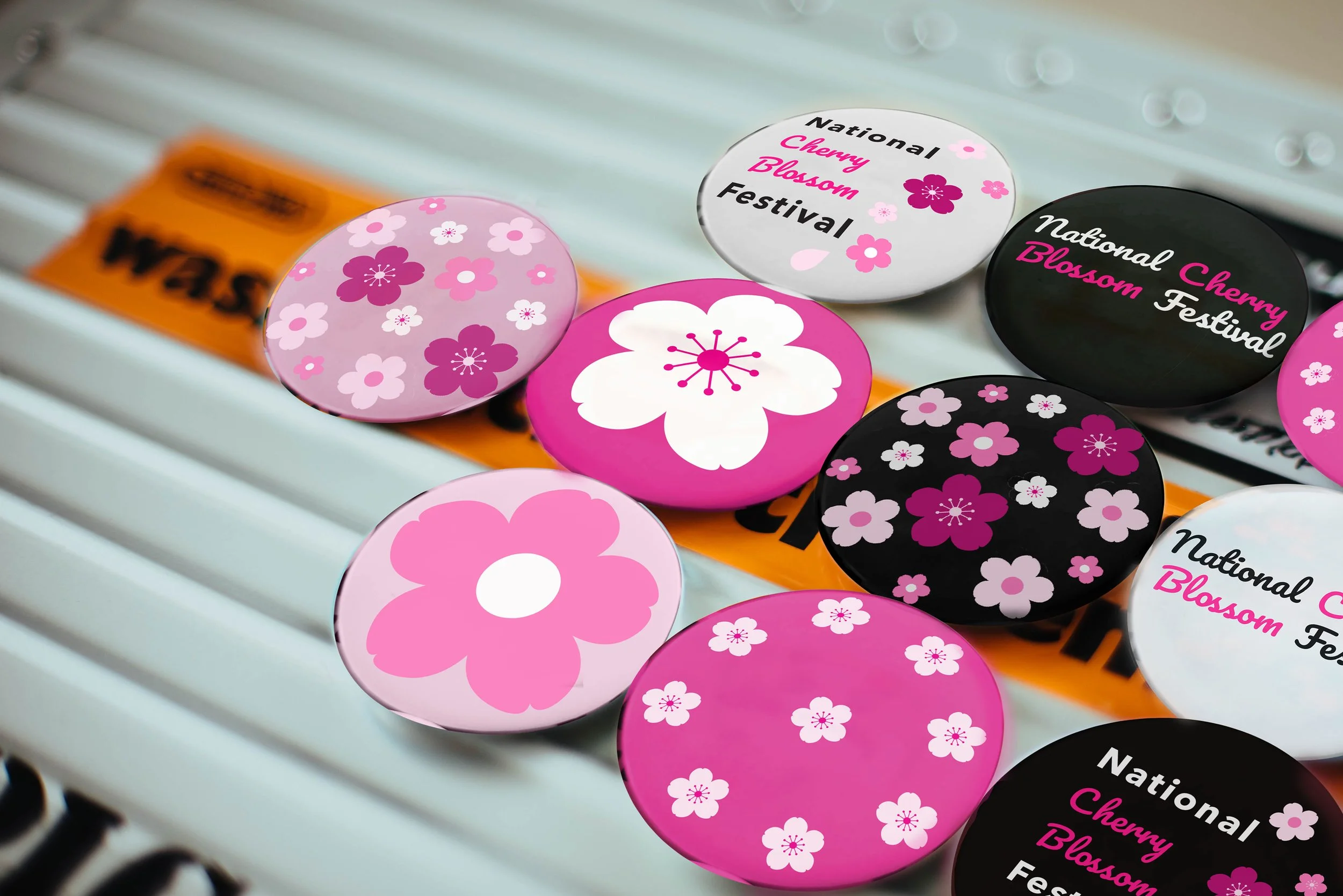 National Cherry Blossom Festival enamel pins