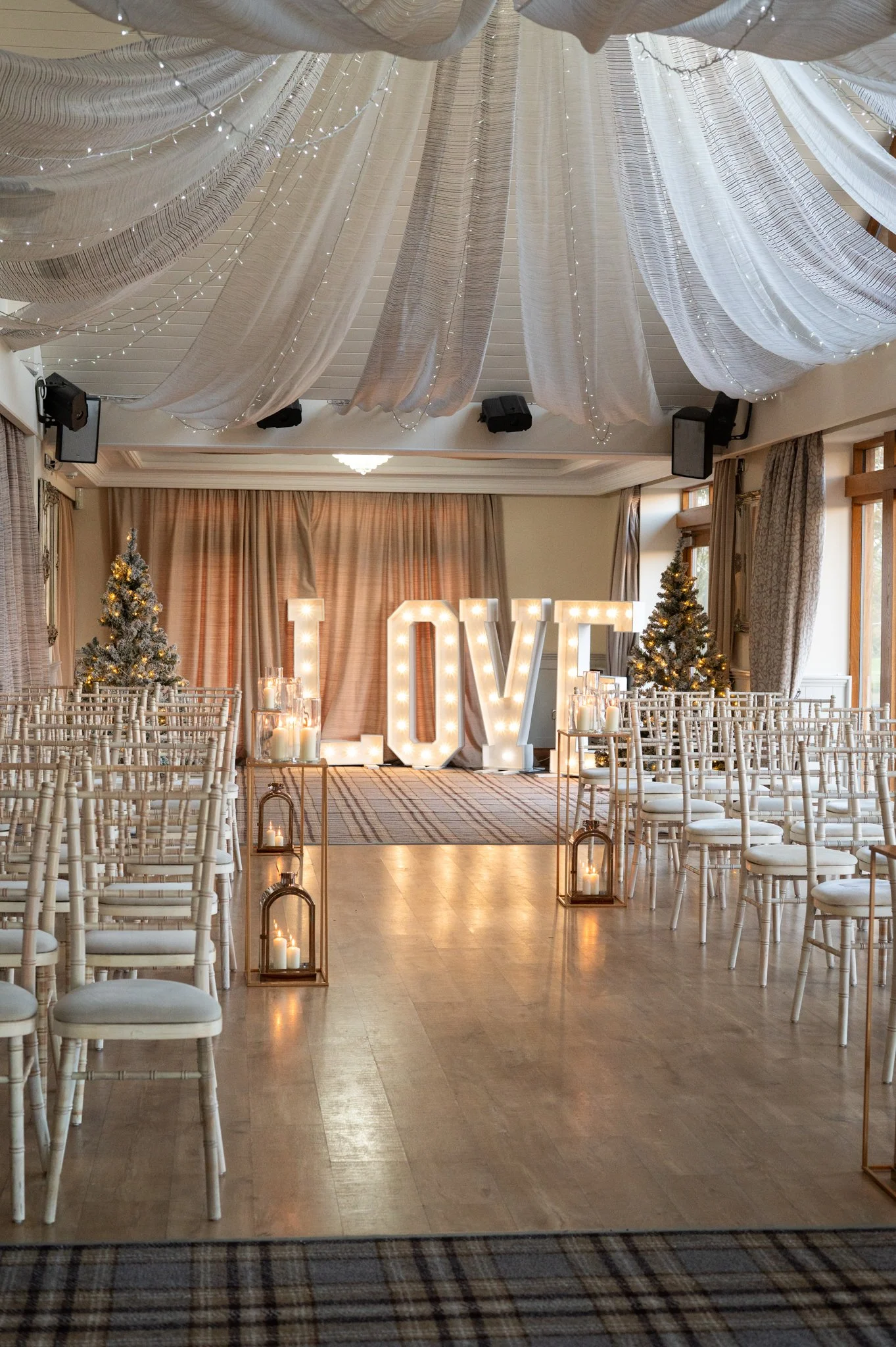 Wedding venue details photographed as part of a real wedding day. I am a wedding photographer based in Peterborough, Cambridgeshire, capturing atmosphere and meaningful details.