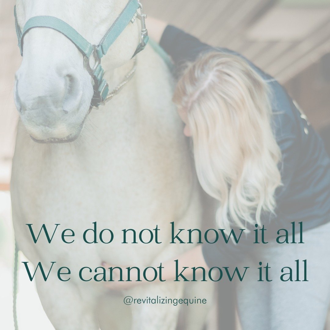 No professional can know it all and we do not know it all. 

To quote Lorre Mueller, &quot;There can only be so many penguins on the iceberg&quot; 

Surgeons study before surgery, practice on simulators, review test results, diagnostic imaging and co