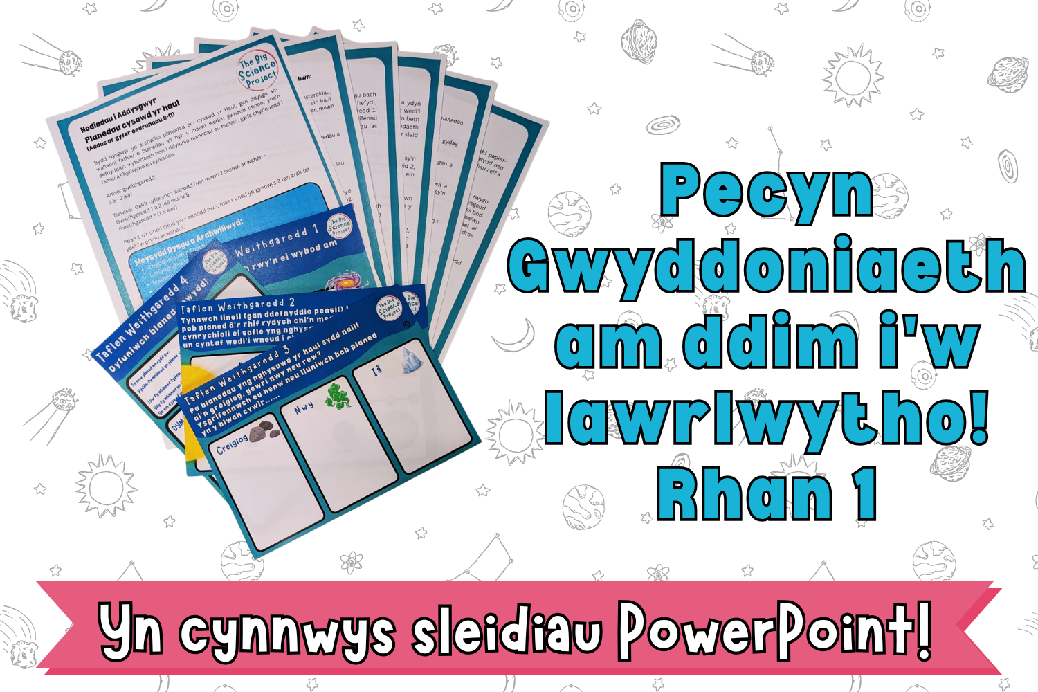 Rhan 1 - Planedau cysawd yr haul