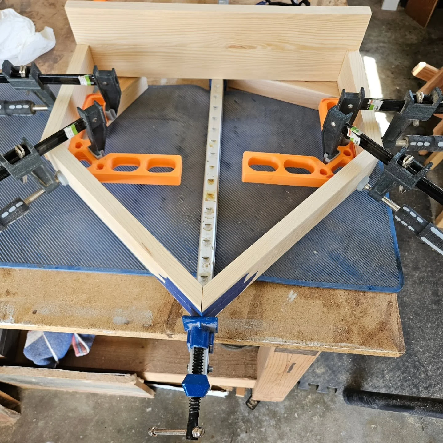 From complicated glue ups to prepping parts, we've got multiple projects in the works today!

#saturday #shoptime #smallshop #smallbusiness #woodworking #workingit #glueup #clampchamp #prepping #getafterit