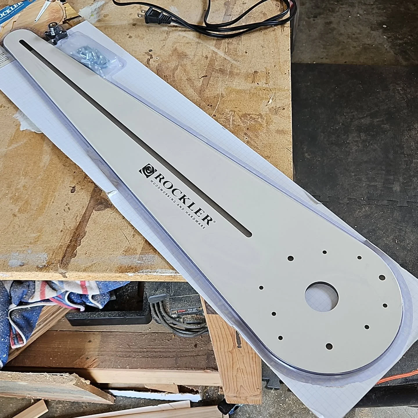 There are times when certain projects require certain tools. 

I know there are other ways to cut circles, but I think this @rockler_woodworking circle cutting jig is going to make an upcoming build a whole lot easier.

#worksmarter #woodworking #new