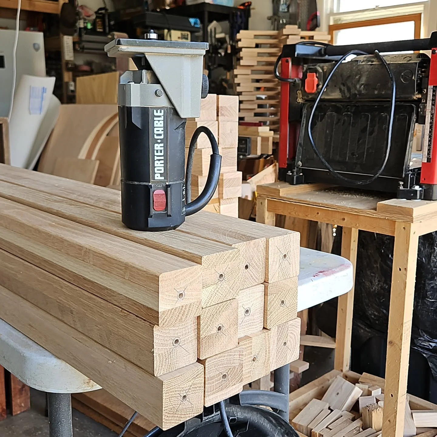 Roundovers = done! 

This project feels like it's taking a while.... because it is! 12x every step of the process. But I love seeing the progress. 

#woodworker #smallshop #smallbusiness #multiplication #justgetstarted #makestuff