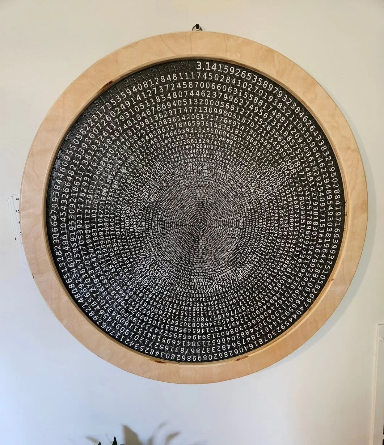 And done! Easy as pi.

#math #puzzles #pi #frames #circles #woodworking