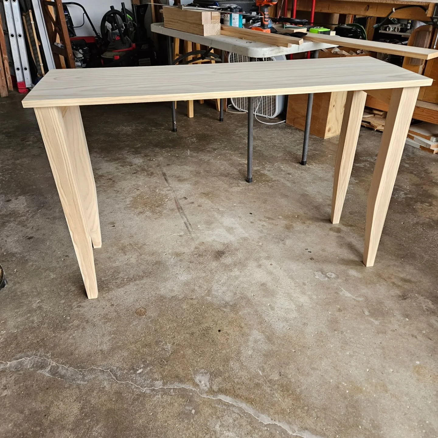 Coming together! I love seeing big (to me) things coming out of this small garage shop. More to come...

#furniture #smallshop #garageshop #woodworking #growth