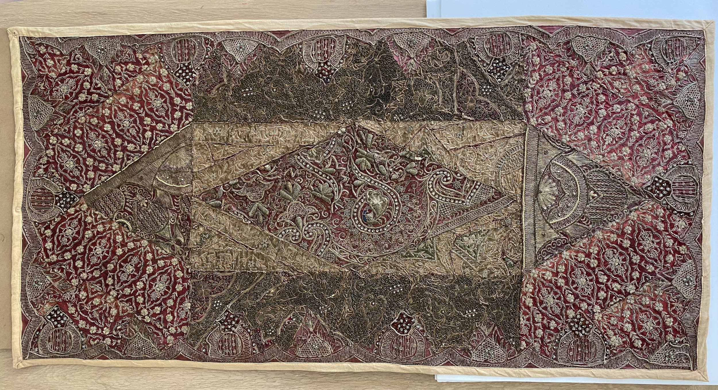 Textile after conservation