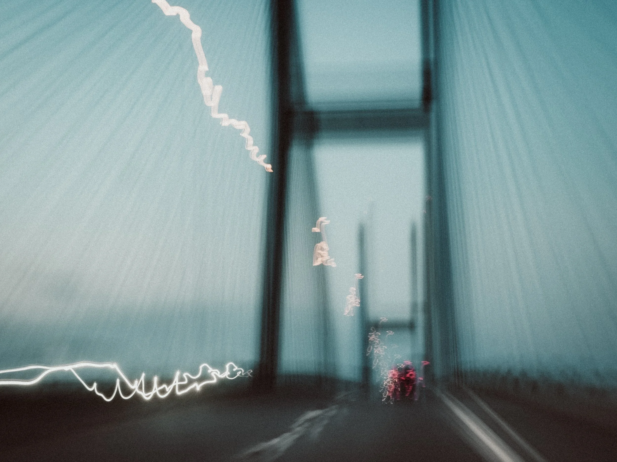 Sydney Lanier Bridge—long exposure with intentional camera movement
