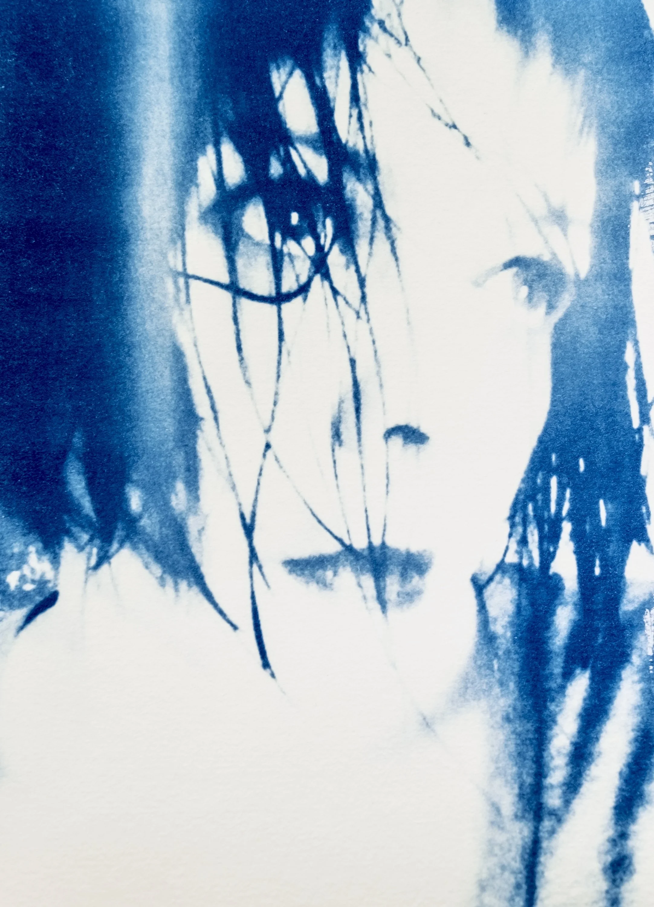 cyanotype self portrait