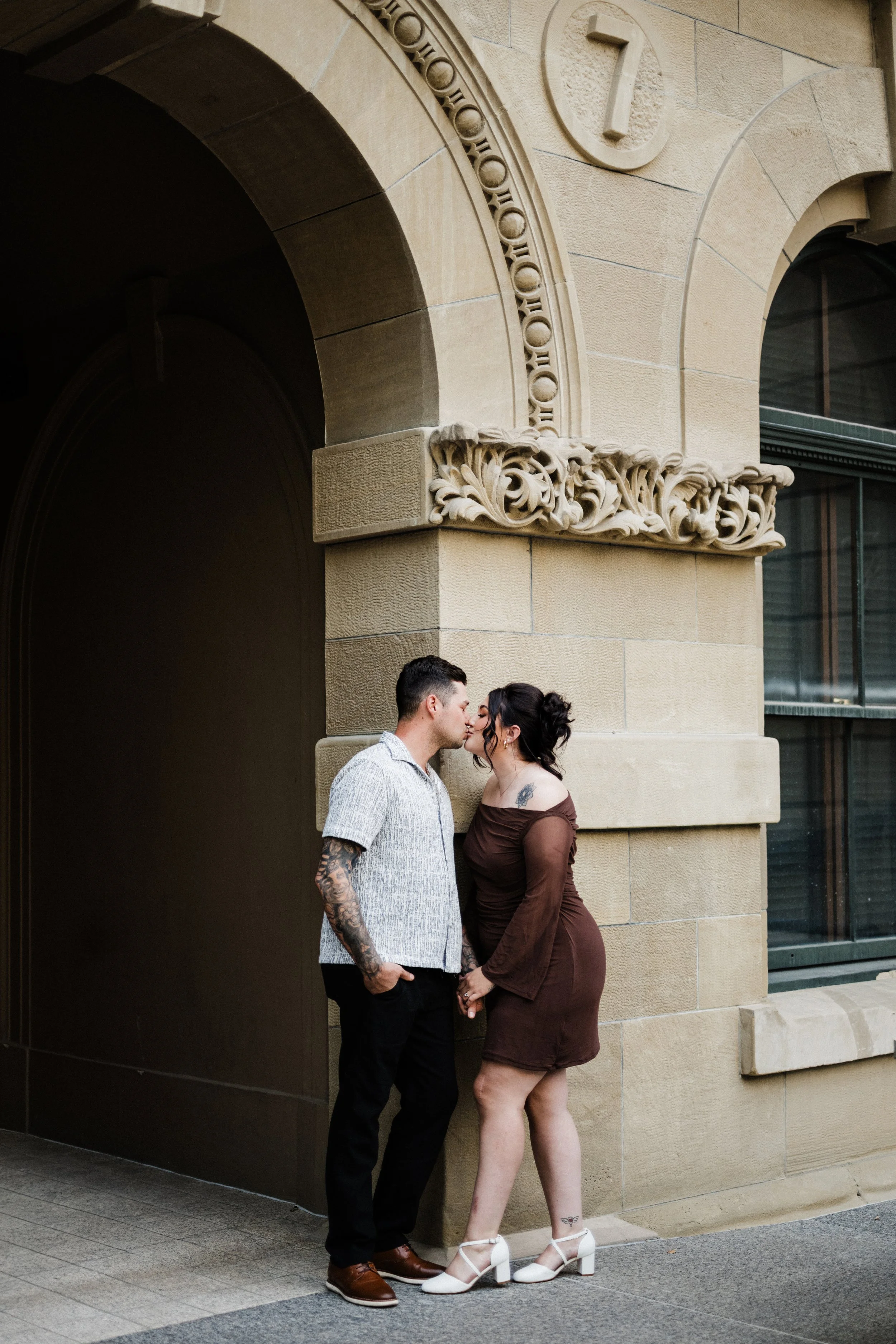 If you’re looking for Calgary engagement photography with a modern, playful, and editorial feel, you’re in the right place. I capture couples in a way that blends candid moments with a stylish, fashion-inspired edge—so your photos feel effortless, na