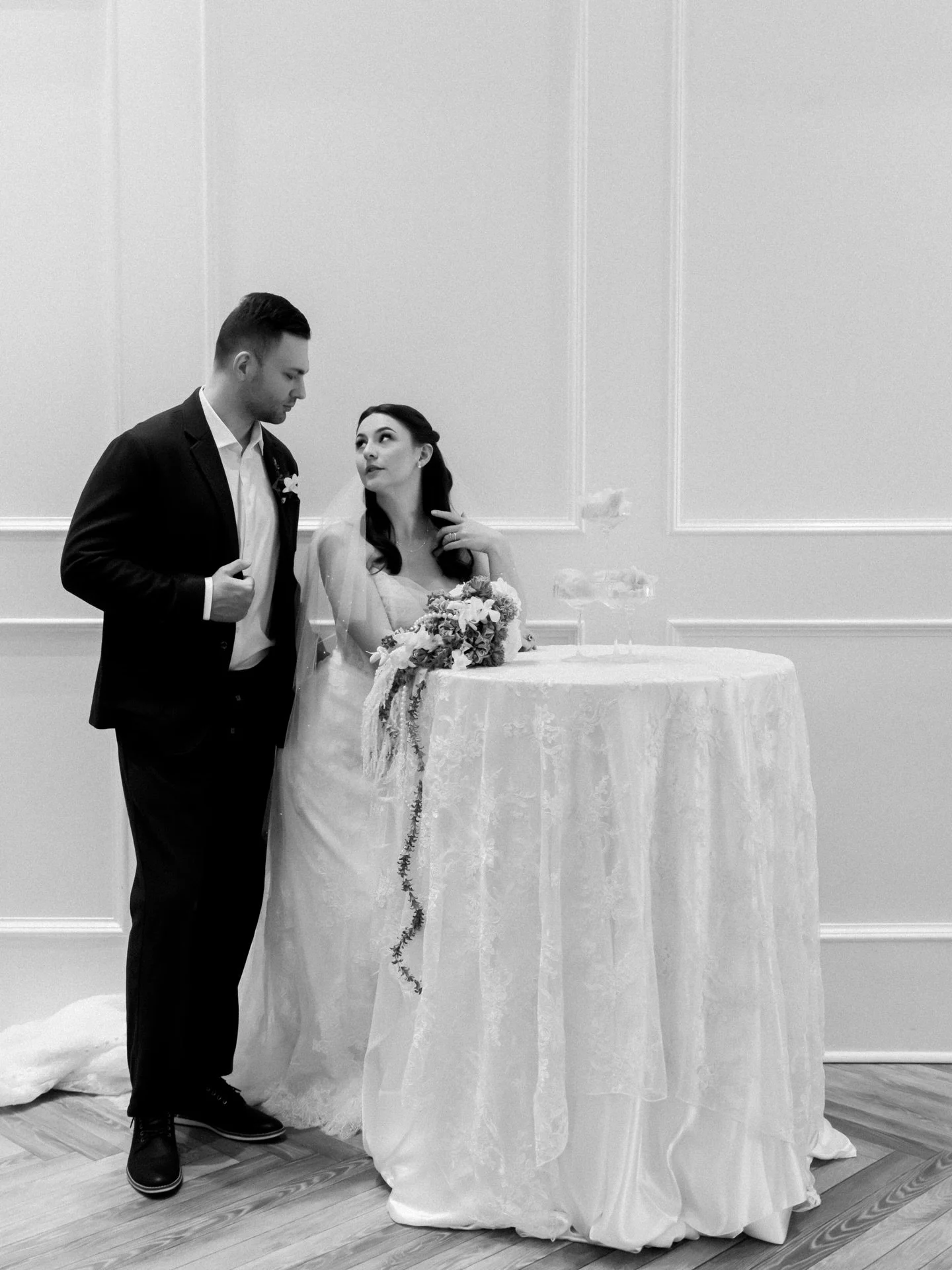 BW photos deserve a moment too! ✨

Venue: @floresandpine 
Planner: @lucaoccasions 
Photography: @anastasiakirchevaphotography 
Video: @tesslucasphoto 
Models: @olga_tsymbryk &amp; @polishchuk_photography 
MUA: @paintedbyjanelle 
Hair: @danaenglandmua