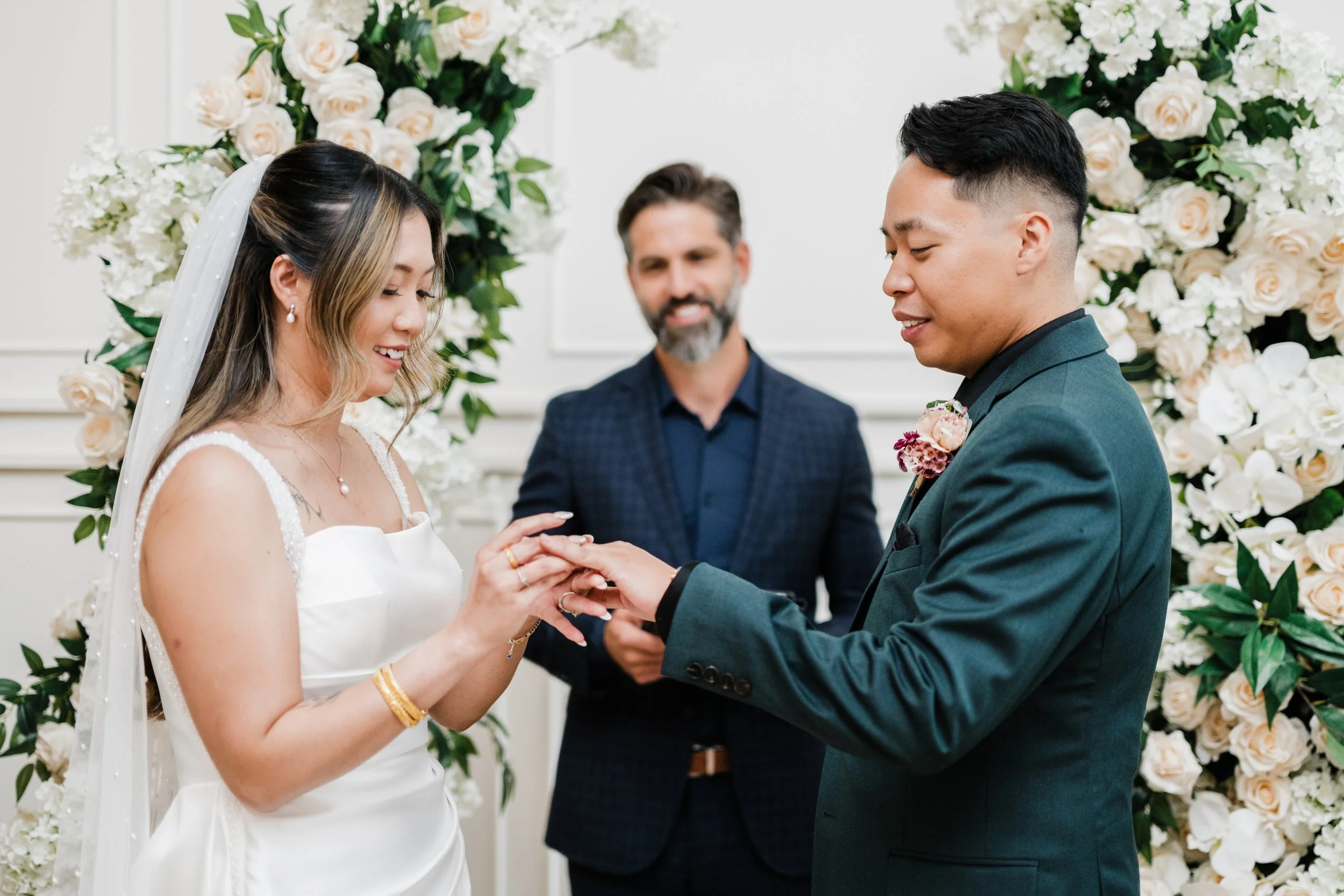 Intimate Indoor Wedding at Studios at Vic Park ; Calgary Wedding Photography