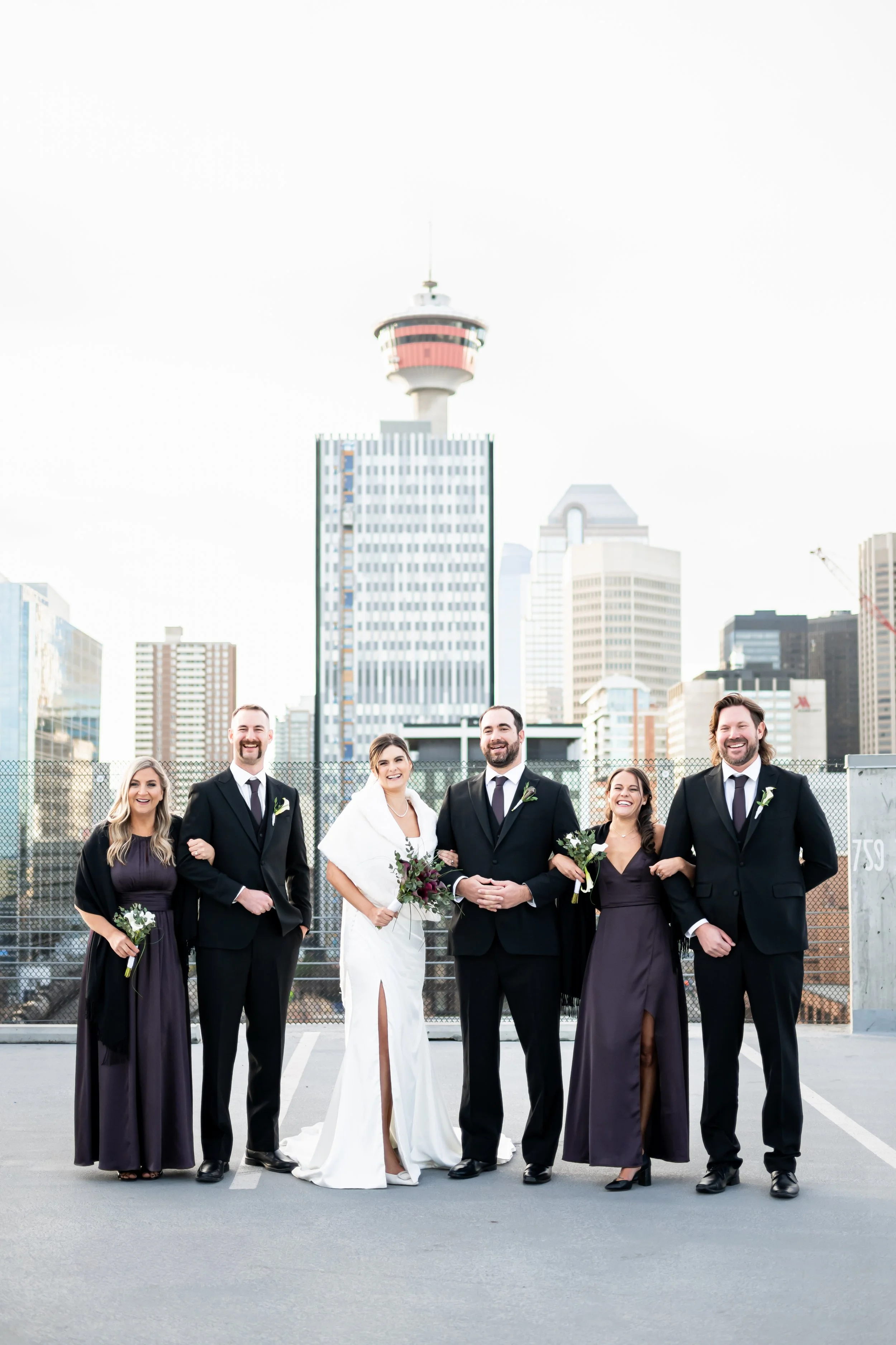 Luxury wedding photography in Calgary focused on storytelling, fashion-inspired posing, and candid emotion.
