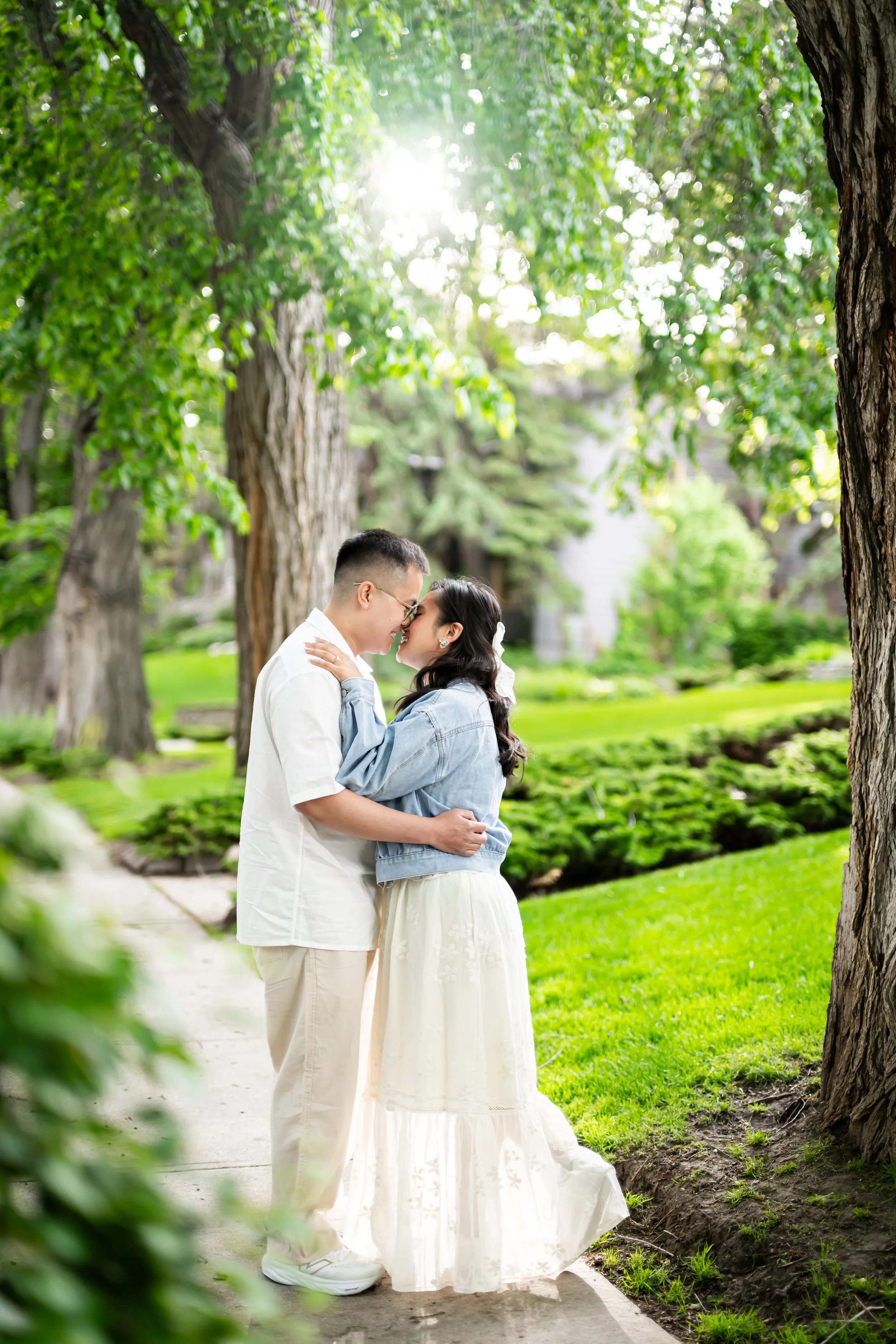 If you’re looking for Calgary engagement photography with a modern, playful, and editorial feel, you’re in the right place. I capture couples in a way that blends candid moments with a stylish, fashion-inspired edge—so your photos feel effortless, na