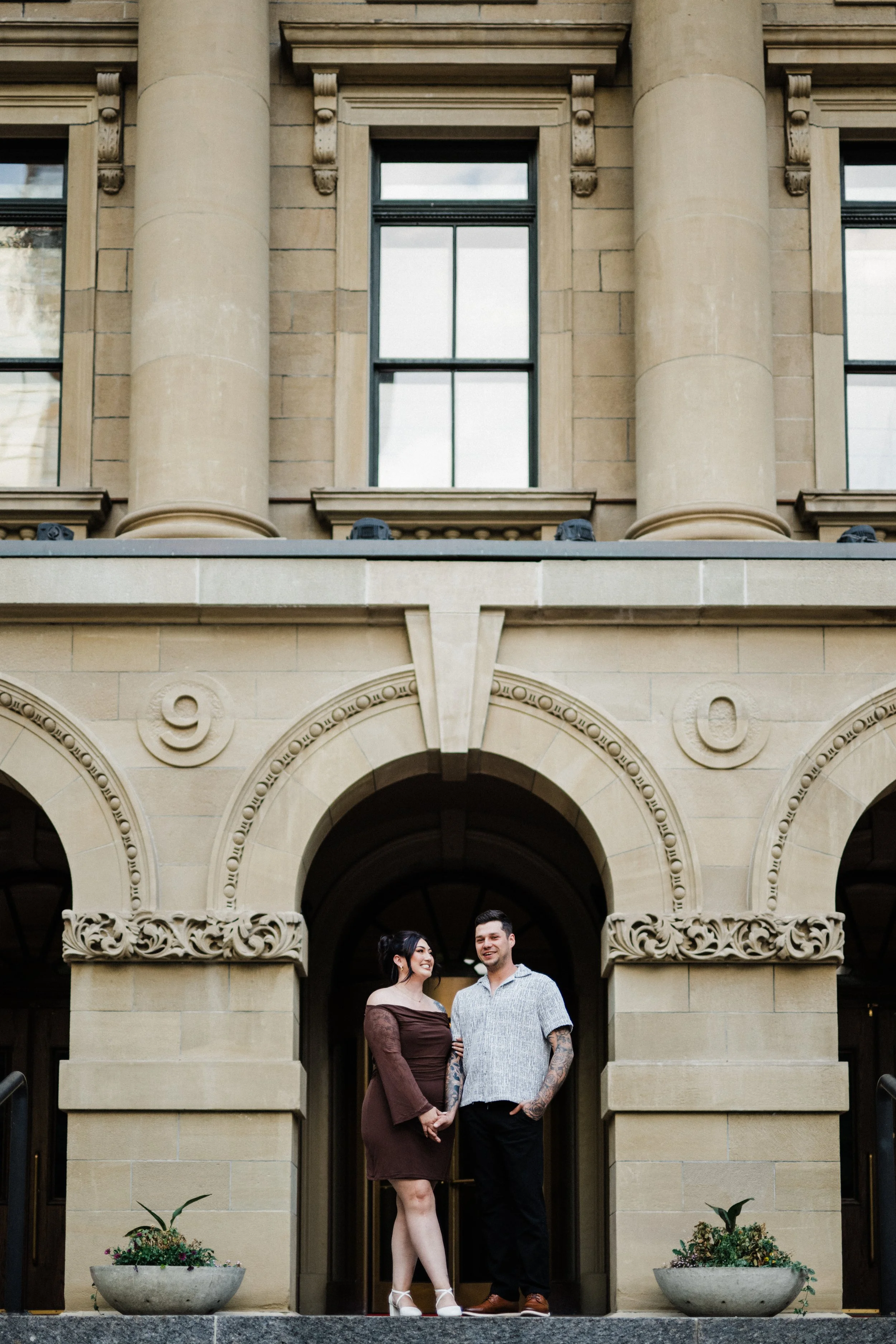 If you’re looking for Calgary engagement photography with a modern, playful, and editorial feel, you’re in the right place. I capture couples in a way that blends candid moments with a stylish, fashion-inspired edge—so your photos feel effortless, na