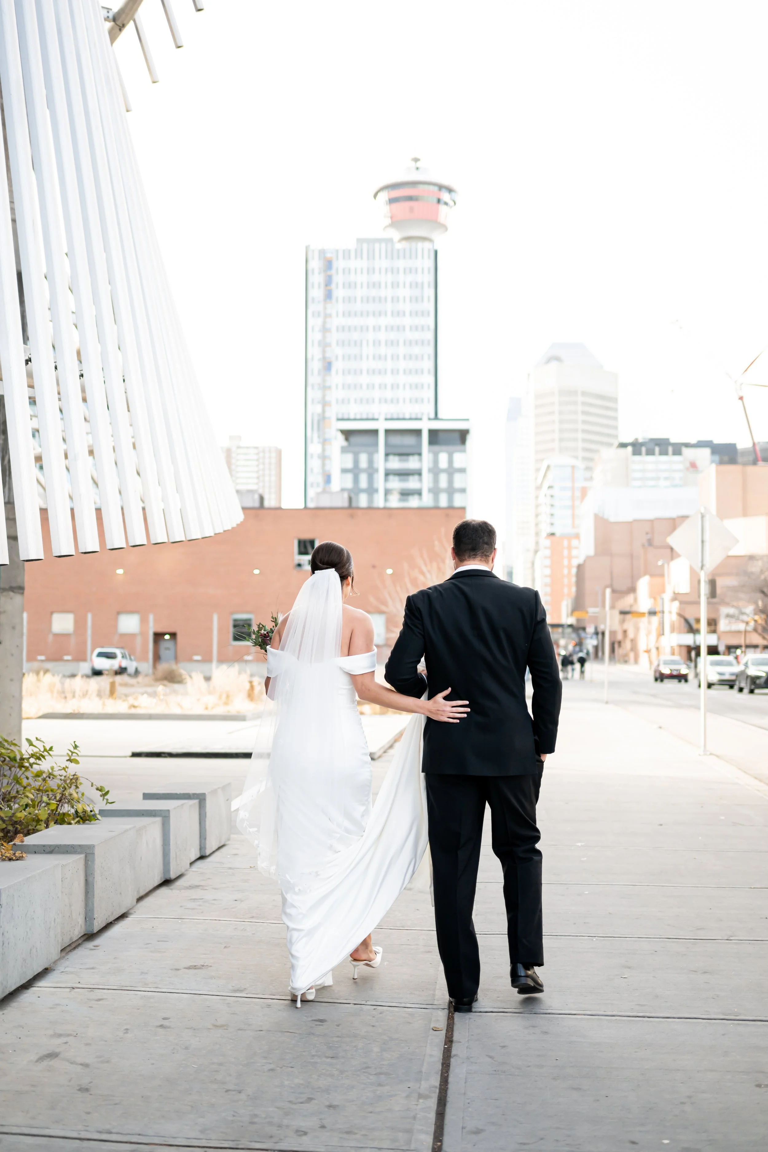 Editorial Calgary wedding photography for couples who want sophisticated and emotional wedding portraits.
