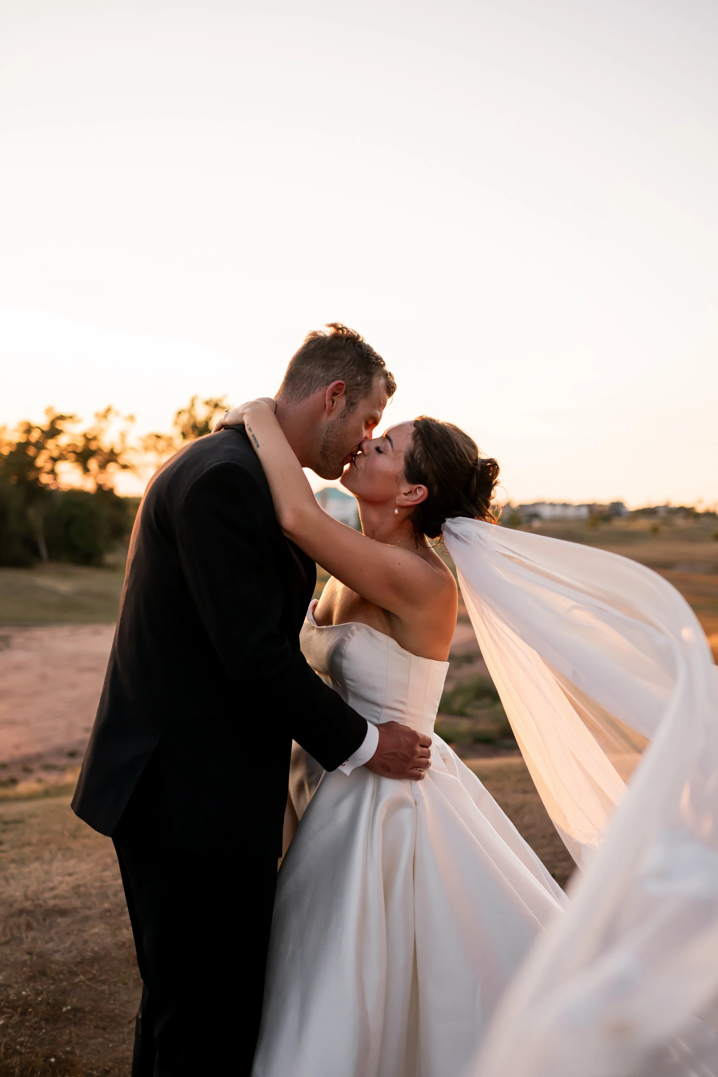 Calgary wedding photographer specializing in emotional storytelling and sophisticated wedding portraits.