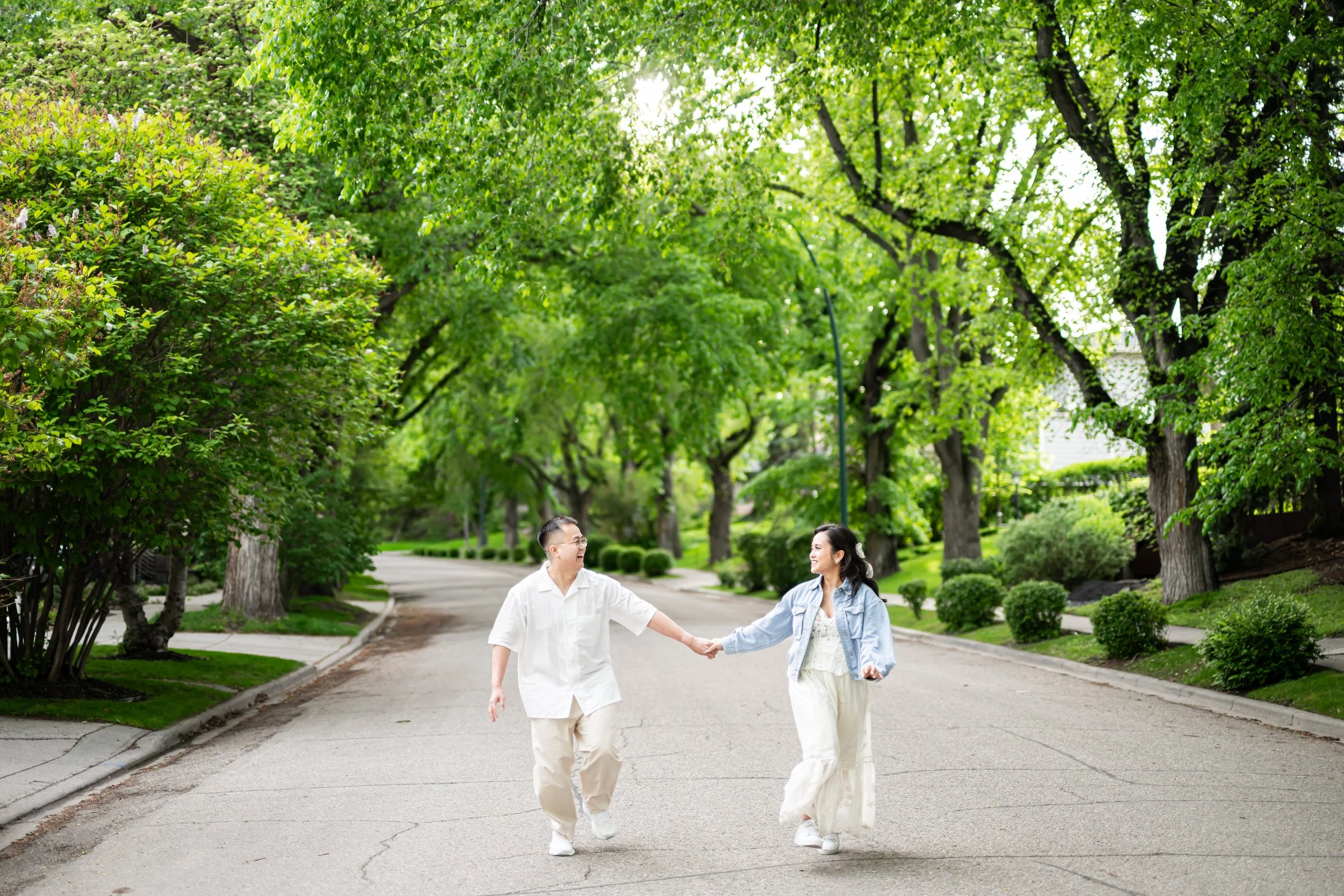 If you’re looking for Calgary engagement photography with a modern, playful, and editorial feel, you’re in the right place. I capture couples in a way that blends candid moments with a stylish, fashion-inspired edge—so your photos feel effortless, na