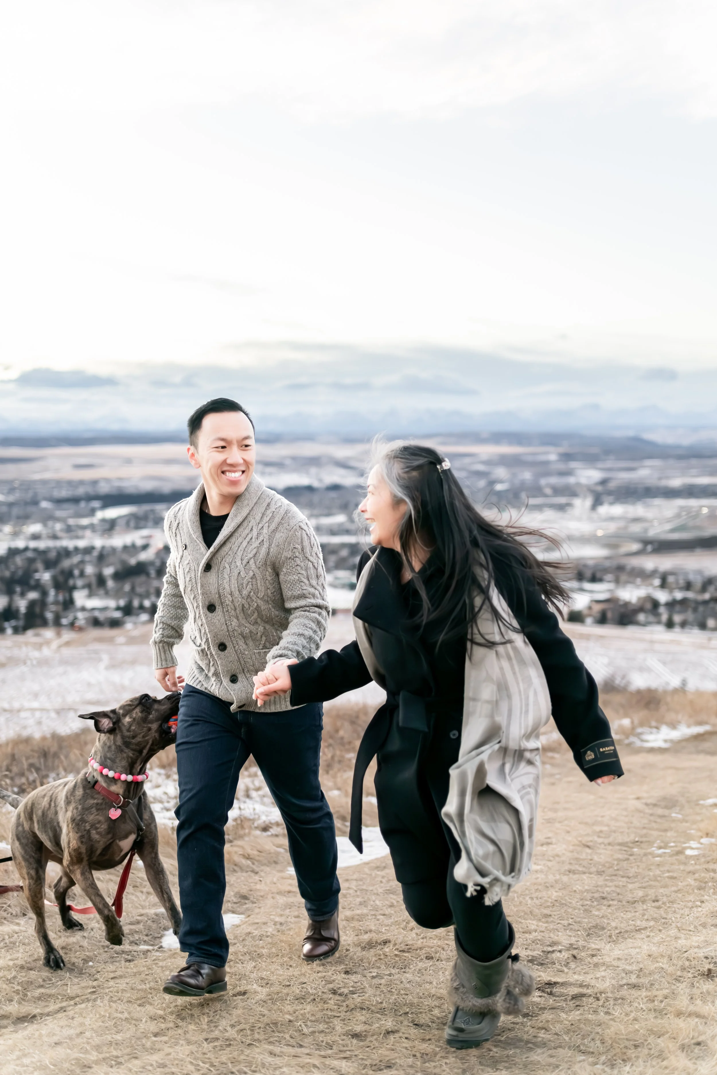 Celebrate your love story with timeless, natural engagement photography in Calgary. I’m Anastasia Kircheva, a professional photographer capturing authentic connection, emotion, and romance for couples across Calgary, Canmore, Banff, and beyond.

Whet
