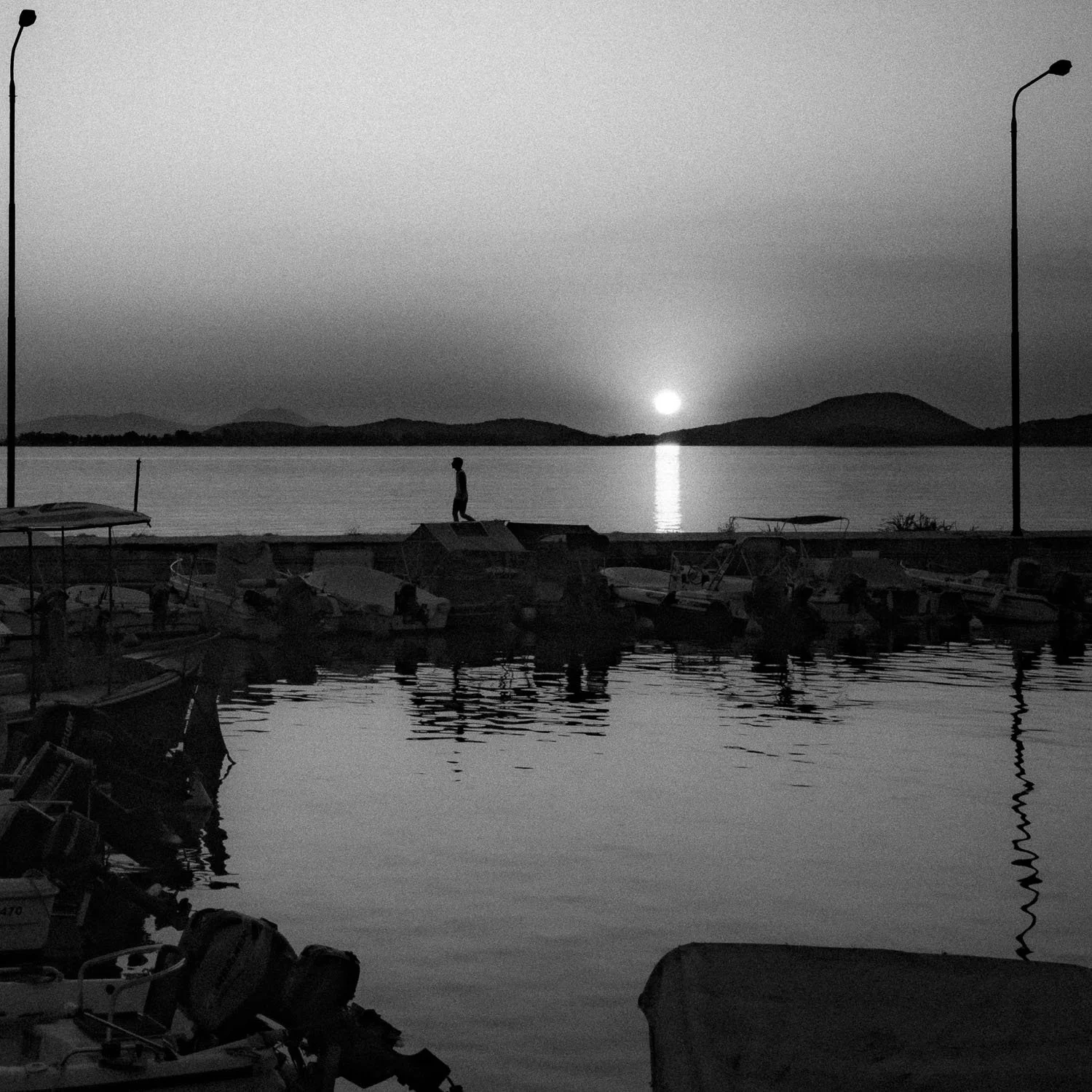 Sunset near the old port, Igoumenitsa, 2024